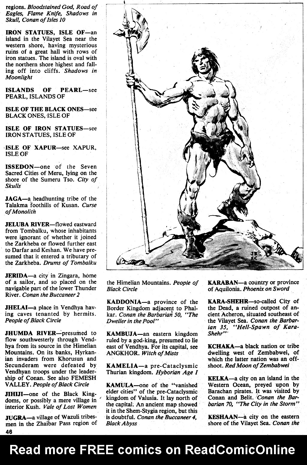 Read online The Savage Sword Of Conan comic -  Issue #35 - 46