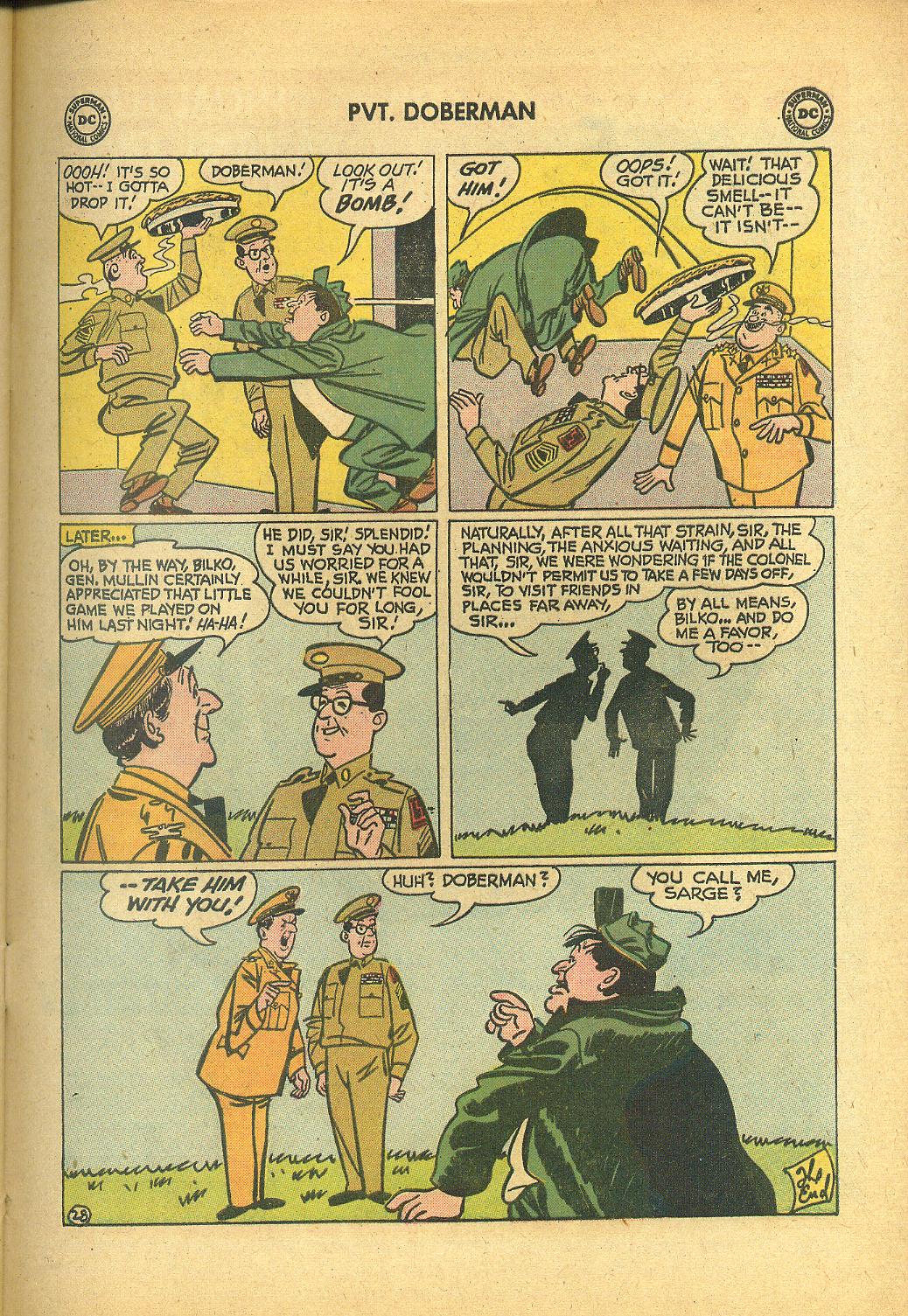 Read online Sgt. Bilko's Pvt. Doberman comic -  Issue #1 - 33