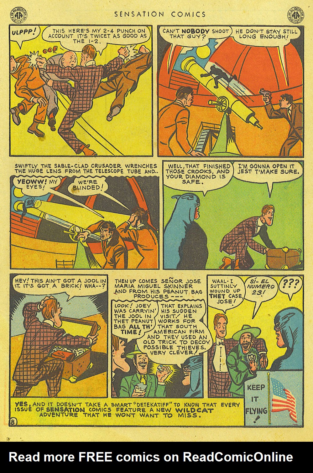 Read online Sensation (Mystery) Comics comic -  Issue #39 - 49