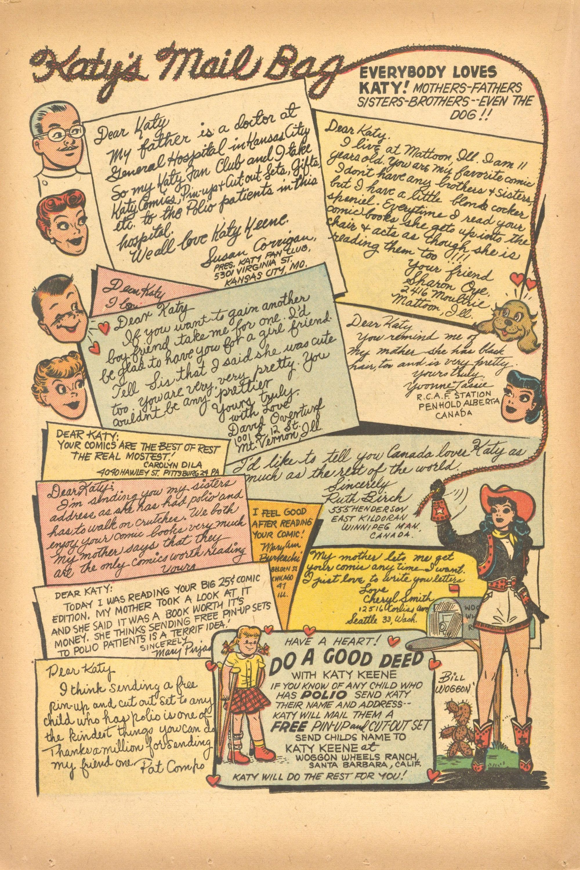Read online Katy Keene (1949) comic -  Issue #23 - 20