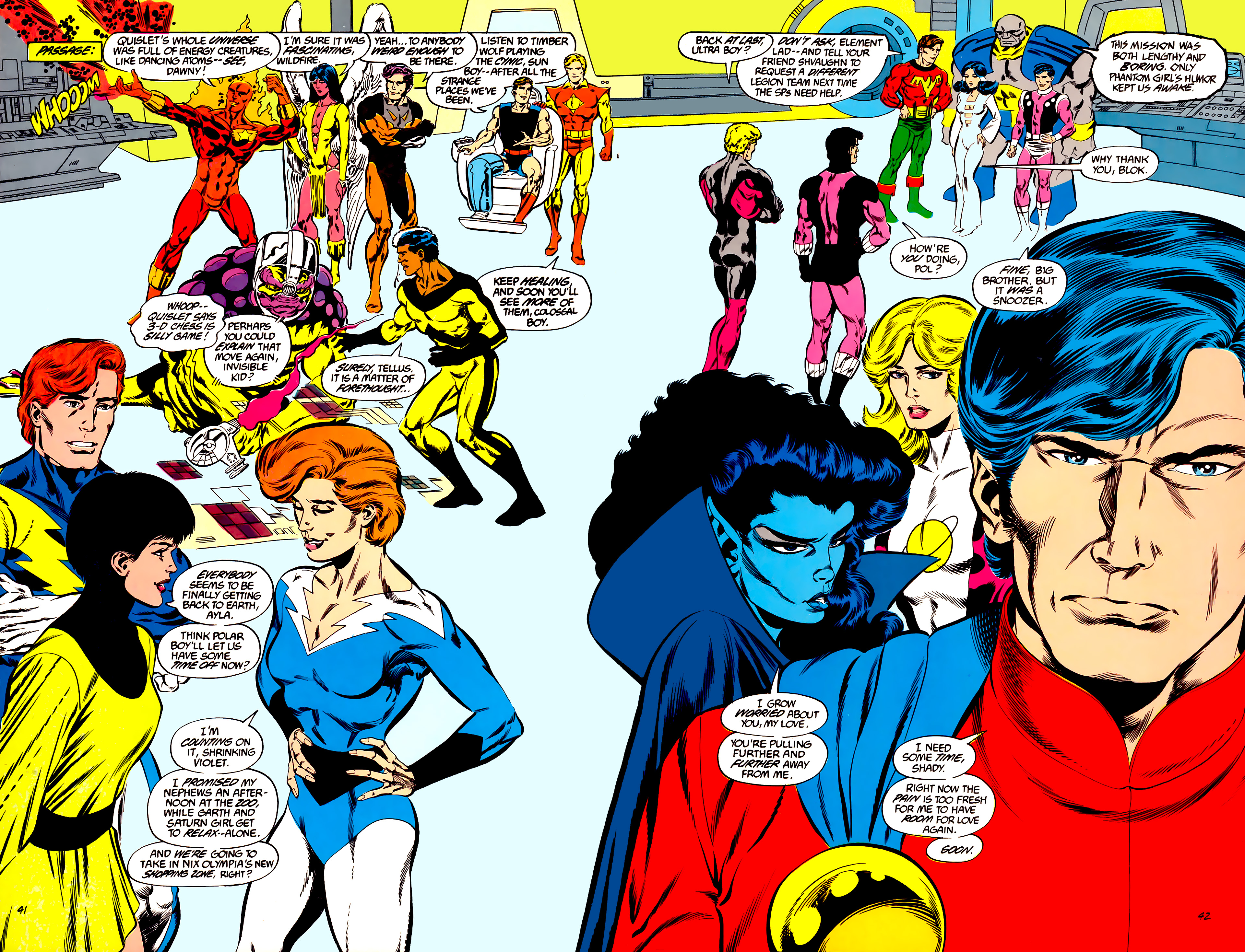 Read online Legion of Super-Heroes (1984) comic -  Issue #45 - 42