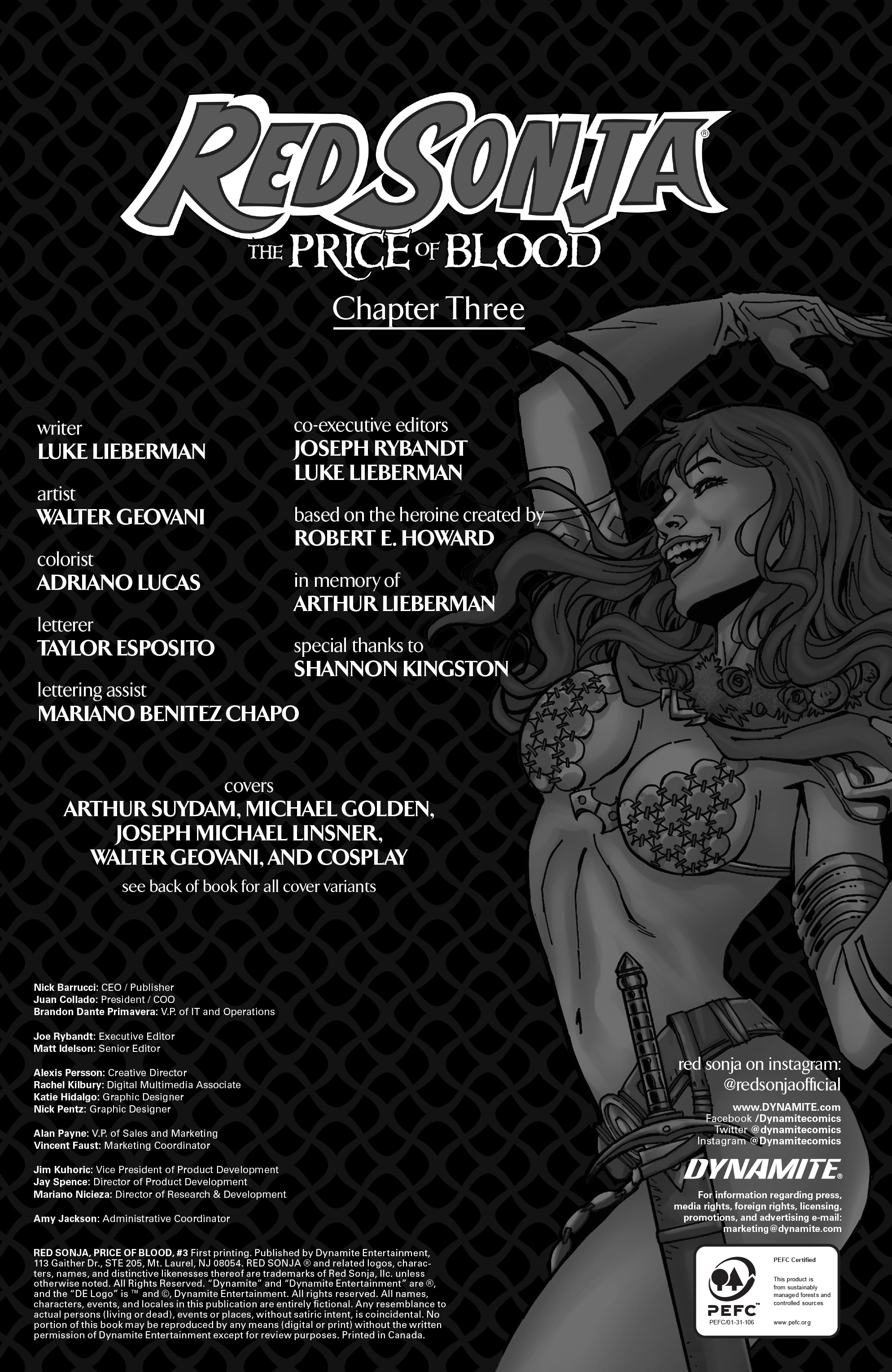 Read online Red Sonja: The Price of Blood comic -  Issue #3 - 6