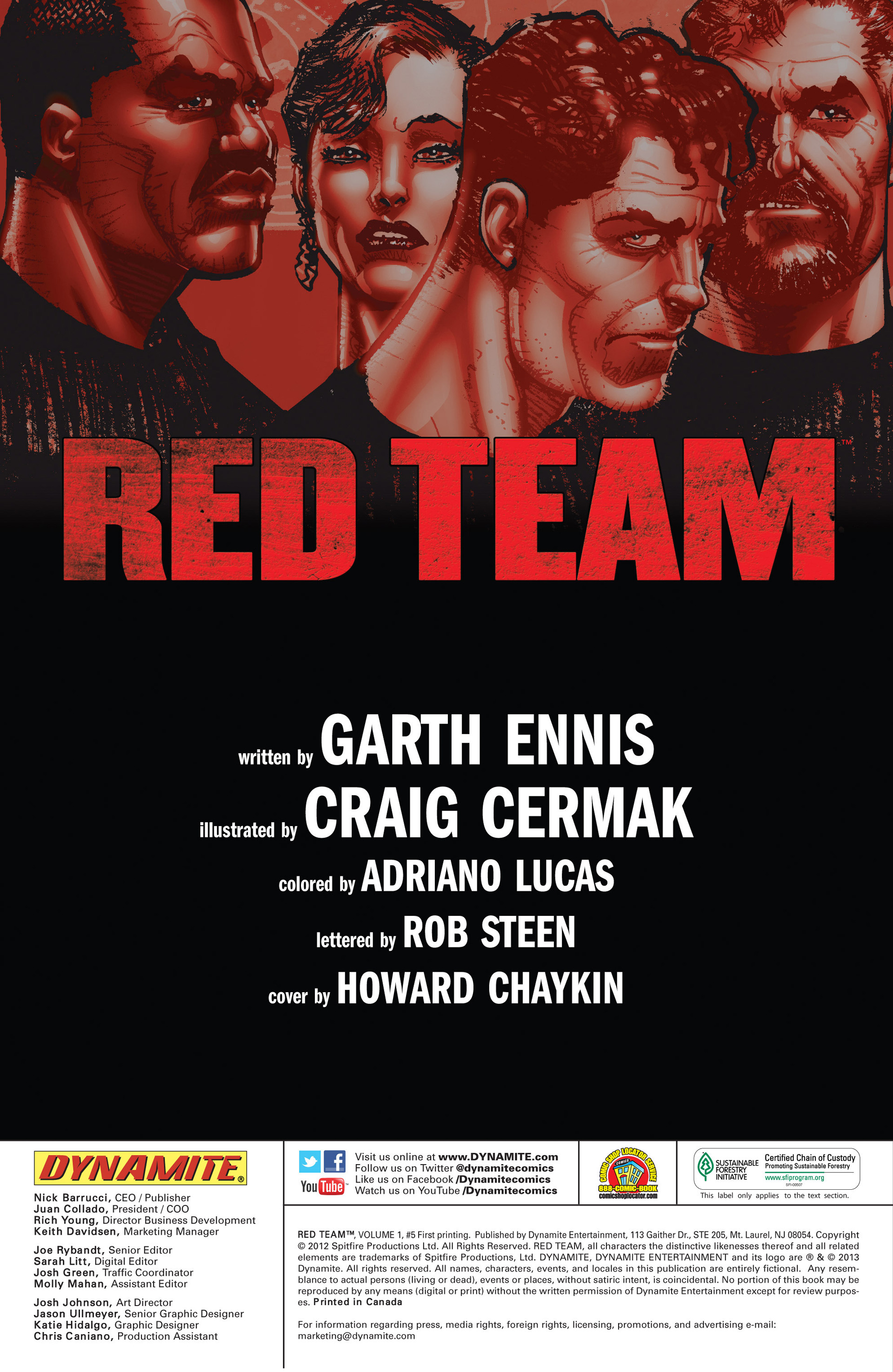 Read online Red Team comic -  Issue #5 - 3