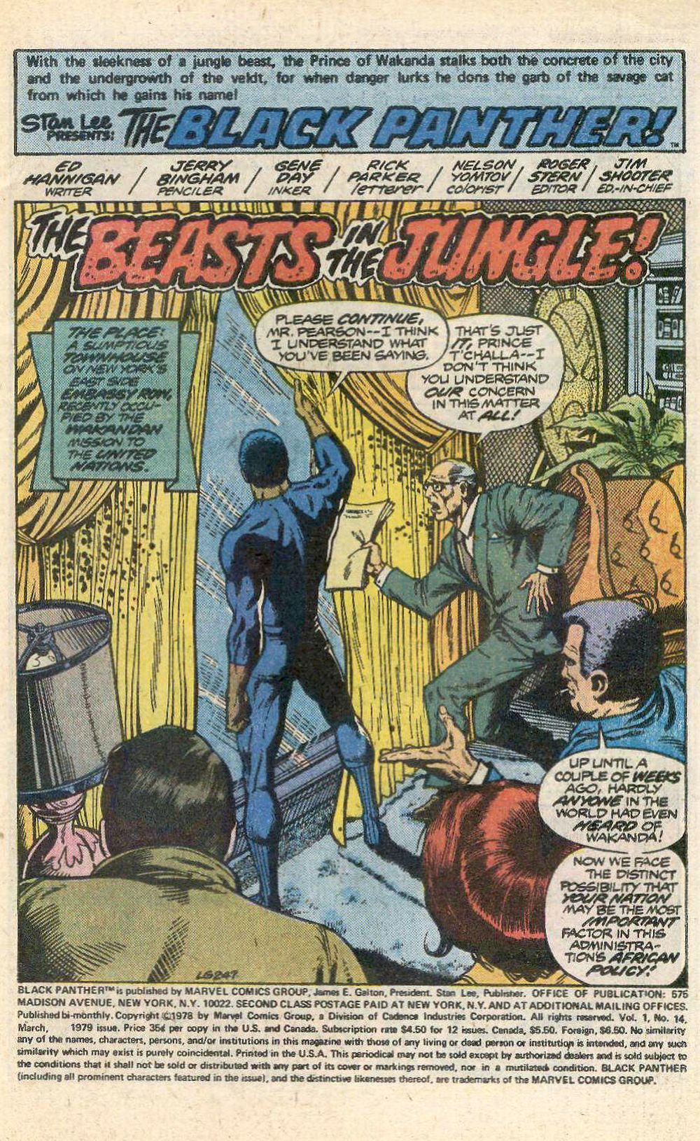 Read online Black Panther (1977) comic -  Issue #14 - 3