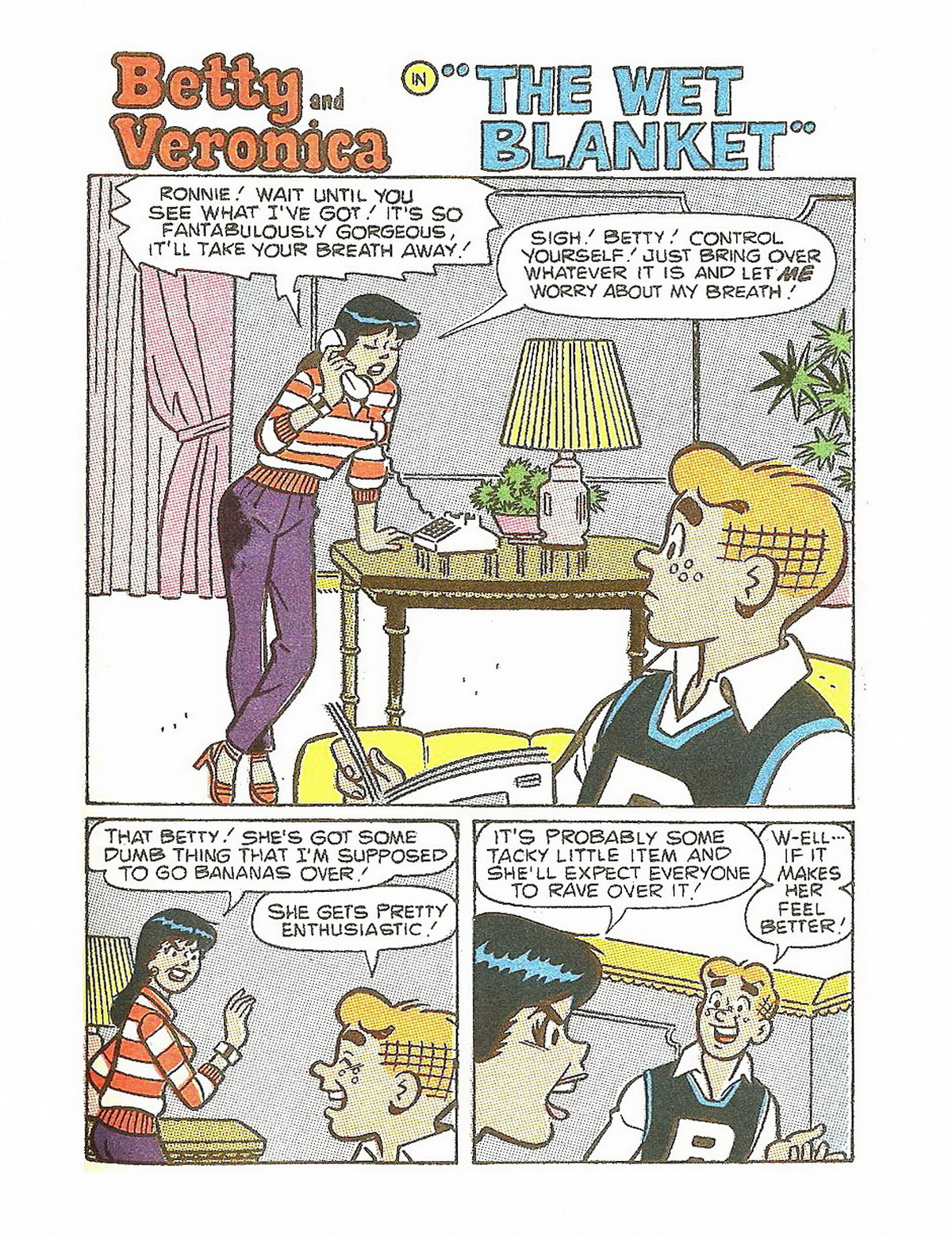 Read online Betty and Veronica Digest Magazine comic -  Issue #29 - 98