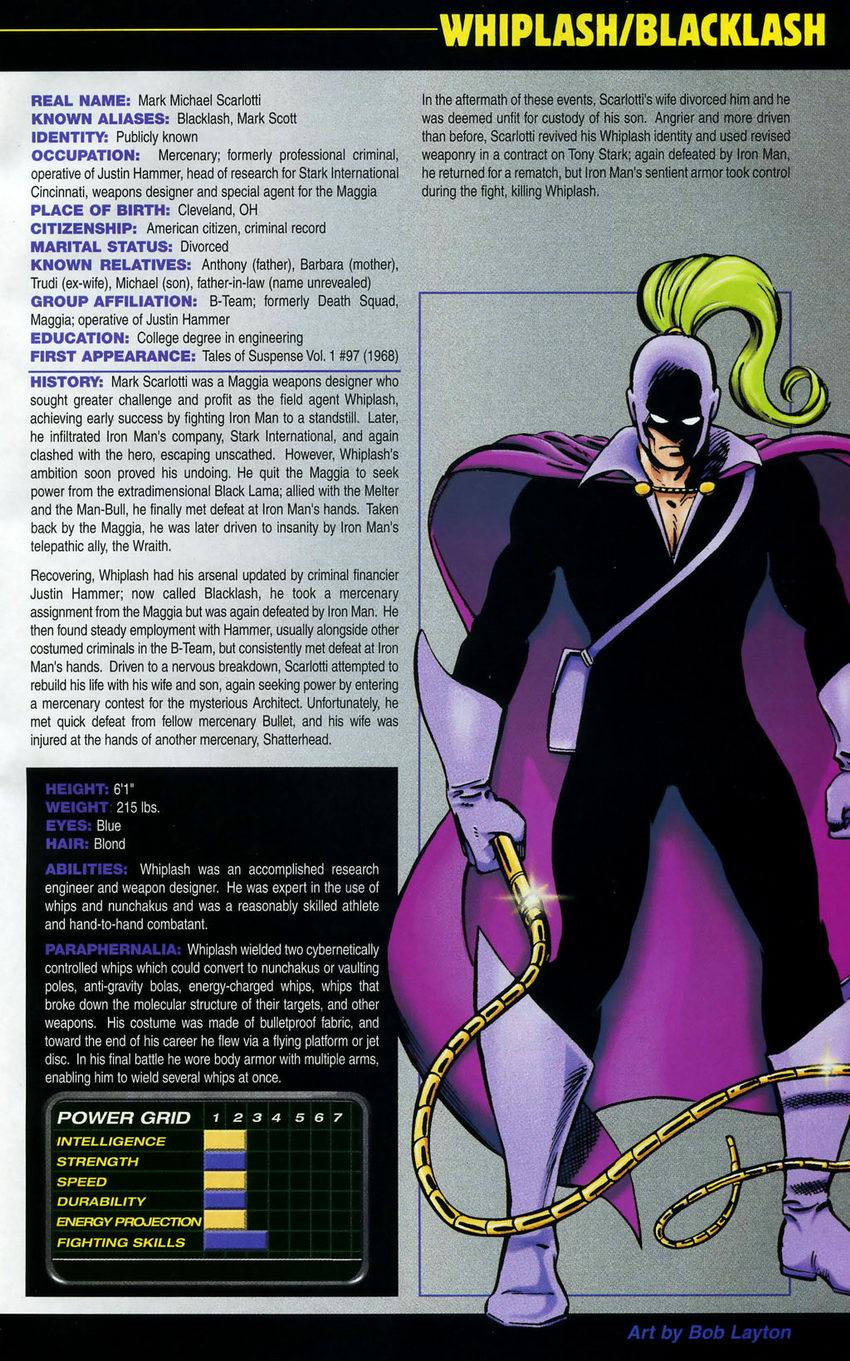 The Official Handbook of the Marvel Universe: Book of the Dead issue Full - Page 47
