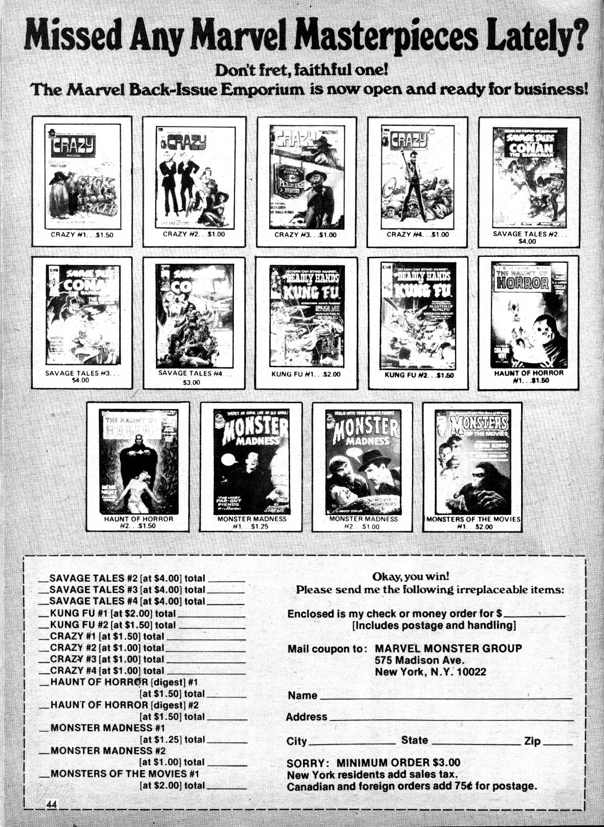 Read online The Deadly Hands of Kung Fu comic -  Issue #8 - 41