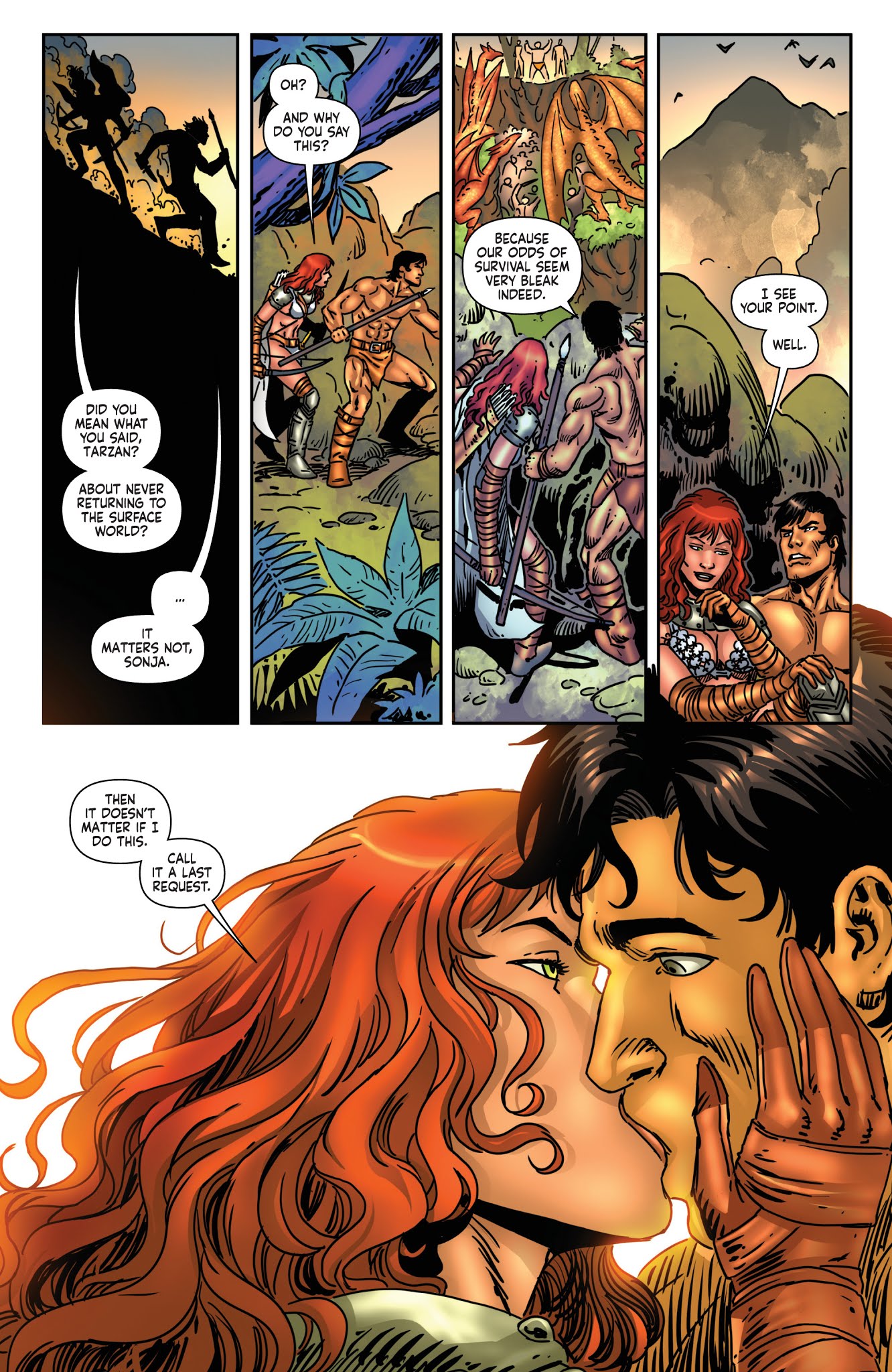 Read online Red Sonja/Tarzan comic -  Issue #6 - 15