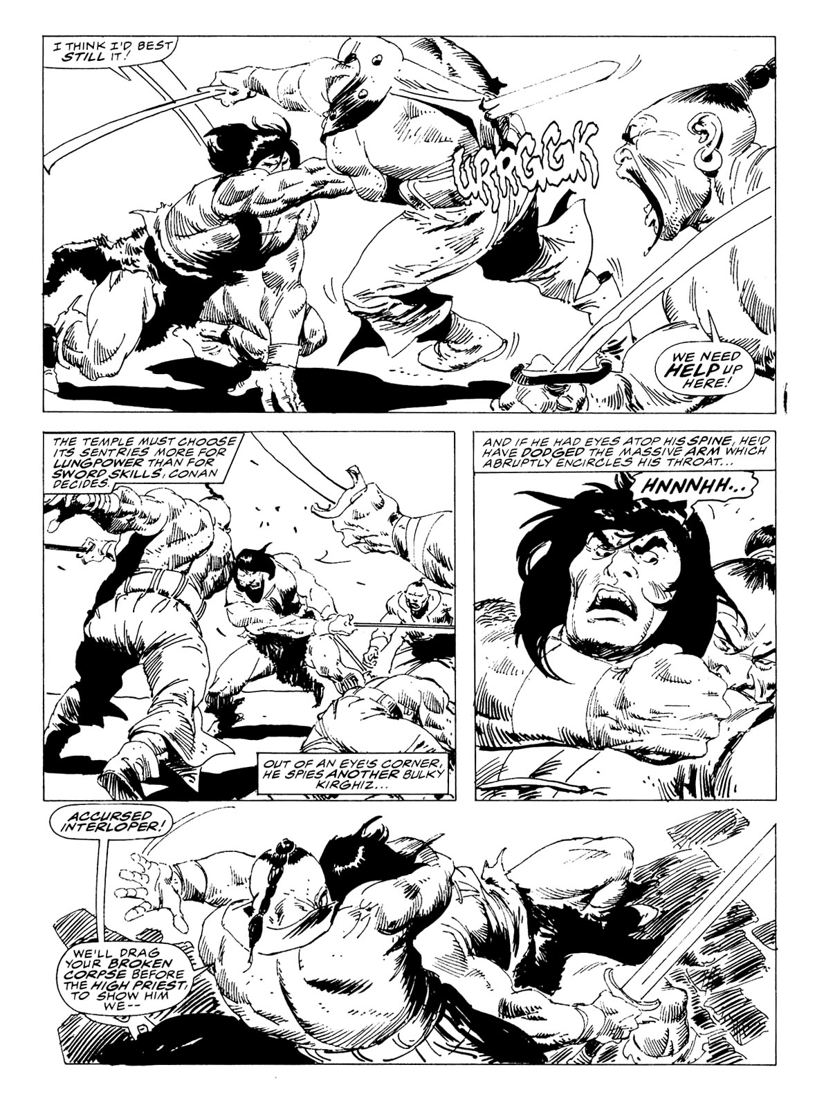 Read online The Savage Sword Of Conan comic -  Issue #234 - 35