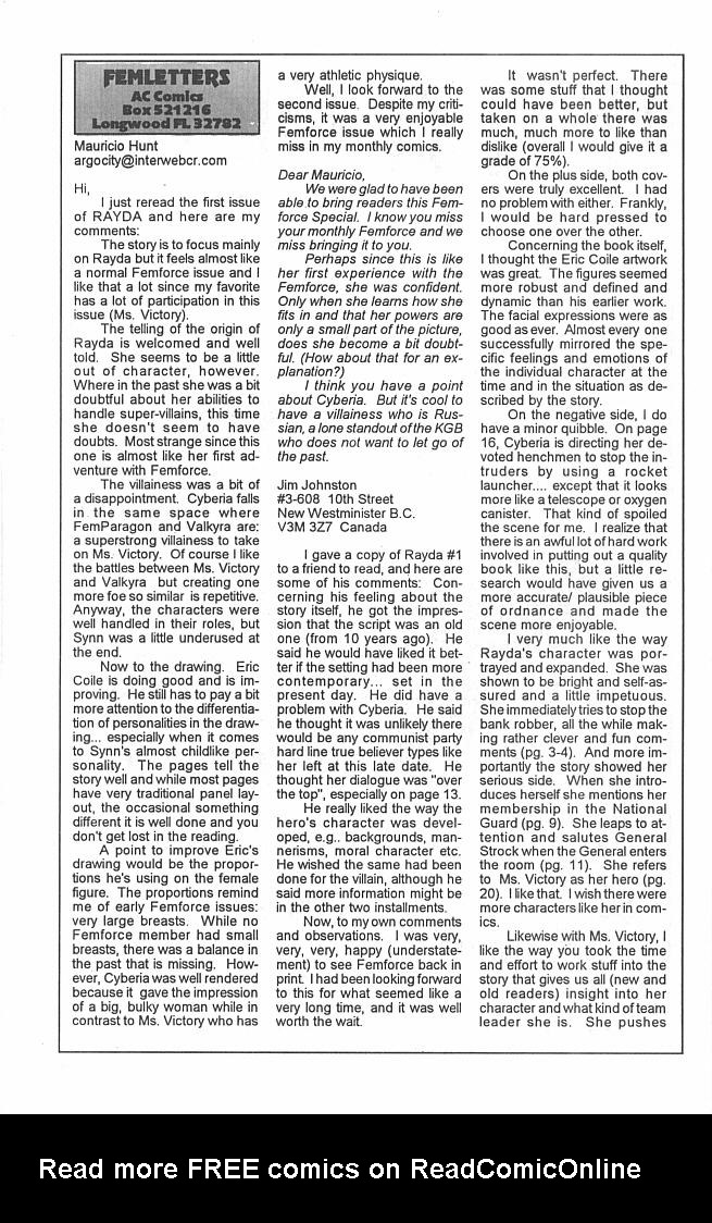 Read online Femforce comic -  Issue #112 - 26