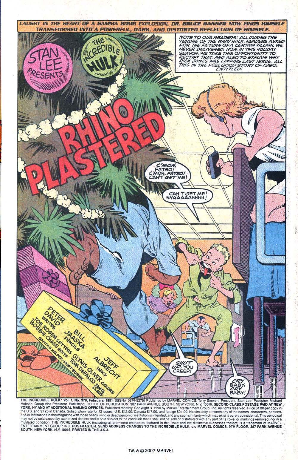 Read online The Incredible Hulk (1968) comic -  Issue #378 - 3