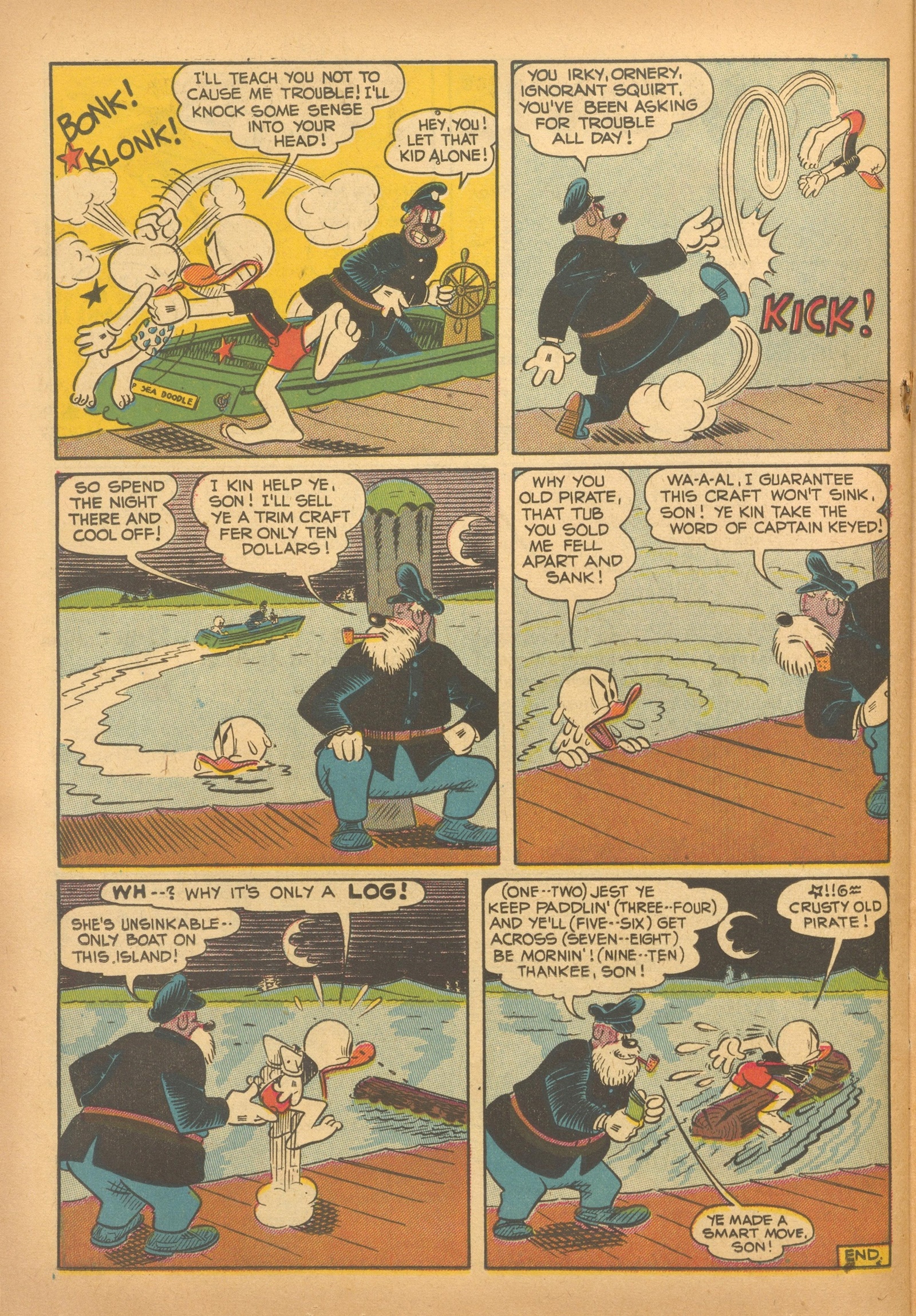 Read online Super Duck Comics comic -  Issue #30 - 36