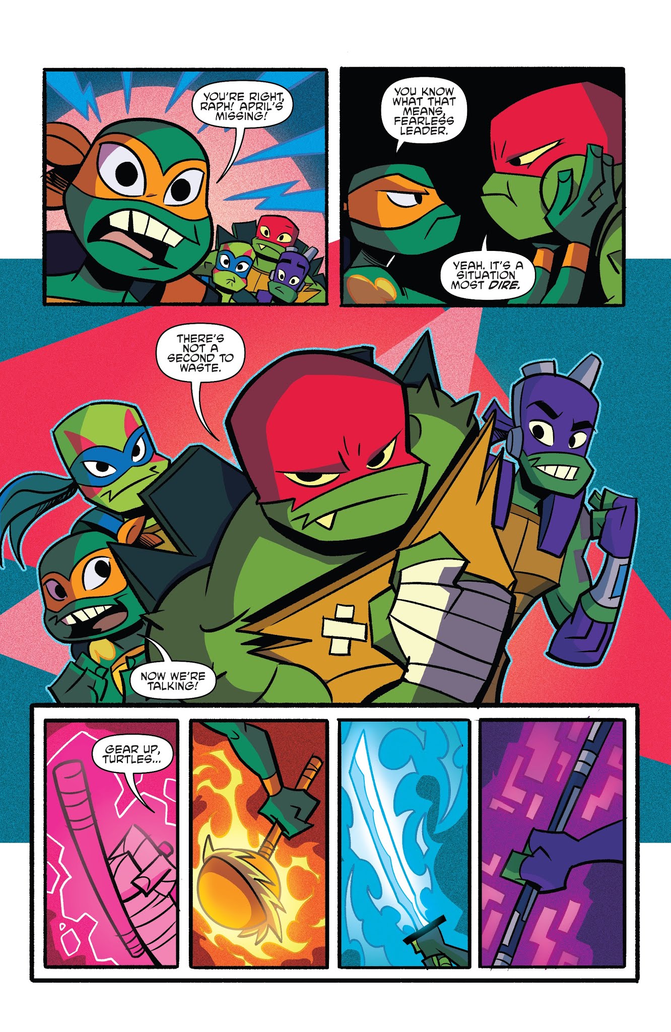 Read online Teenage Mutant Ninja Turtles: Bebop & Rocksteady Hit the Road comic -  Issue #5 - 29