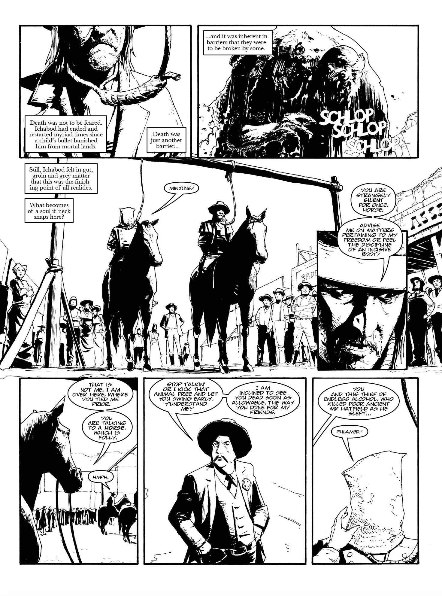 Read online The Grievous Journey of Ichabod Azrael (and the DEAD LEFT in His WAKE) comic -  Issue # TPB - 136