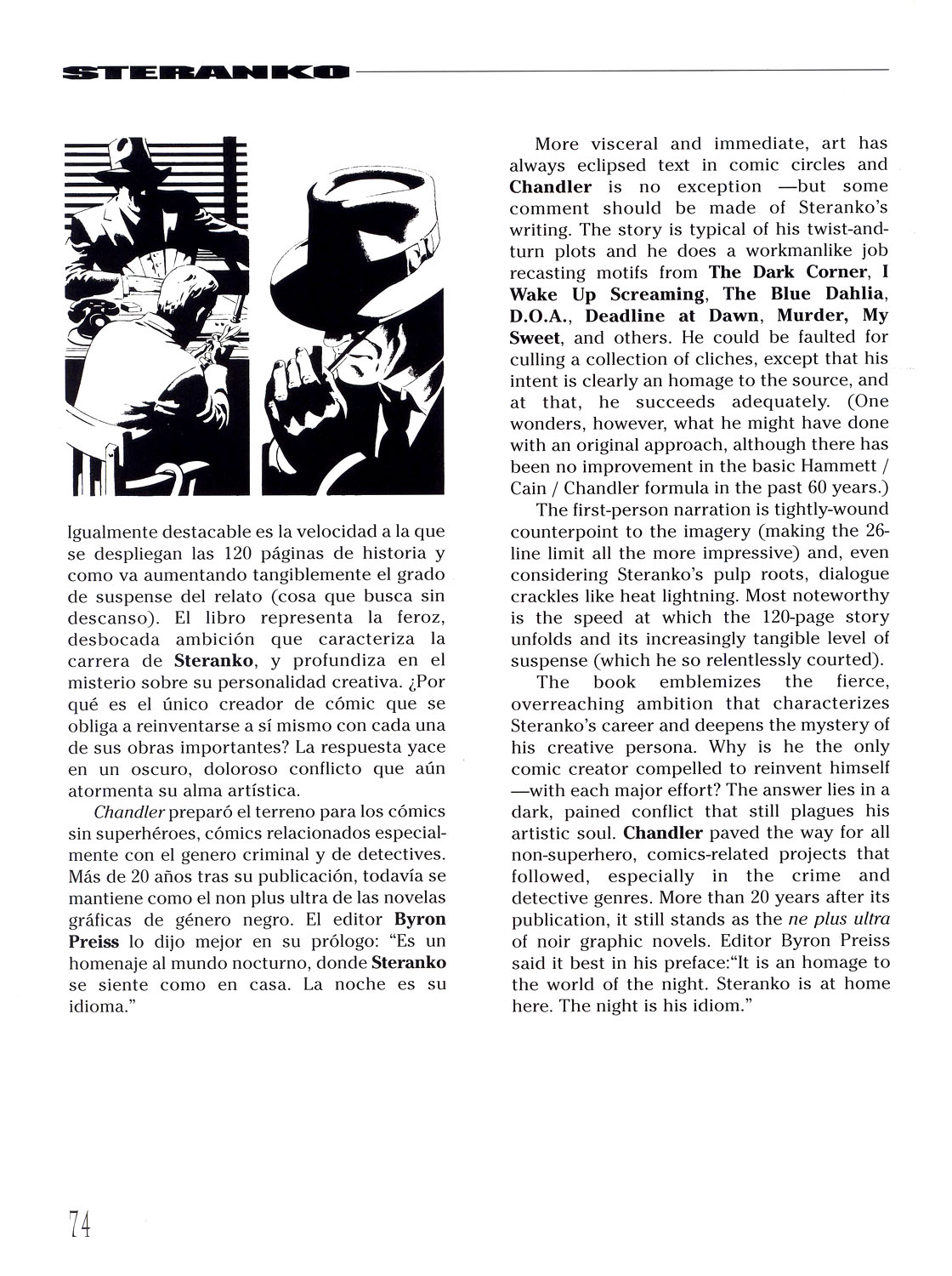 Read online Steranko: Arte Noir comic -  Issue # TPB (Part 1) - 74