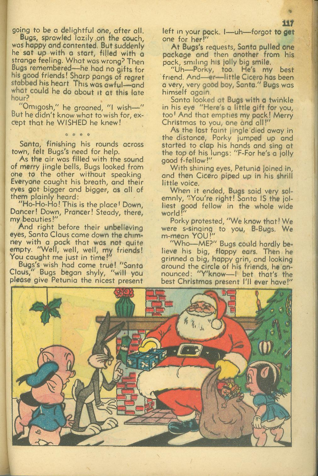 Read online Bugs Bunny's Christmas Funnies comic -  Issue # TPB 1 - 119