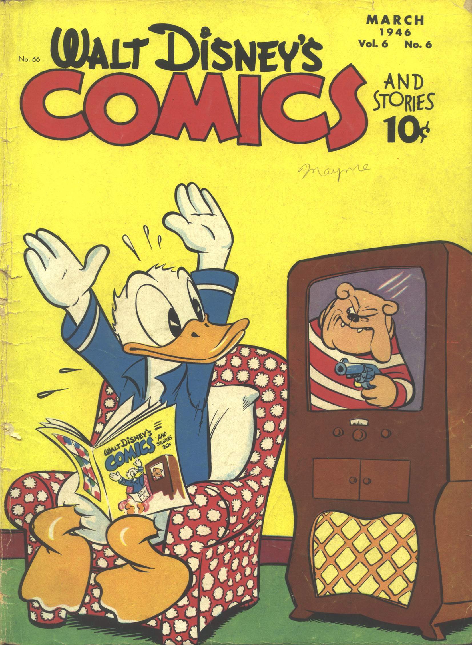 Read online Walt Disney's Comics and Stories comic -  Issue #66 - 1