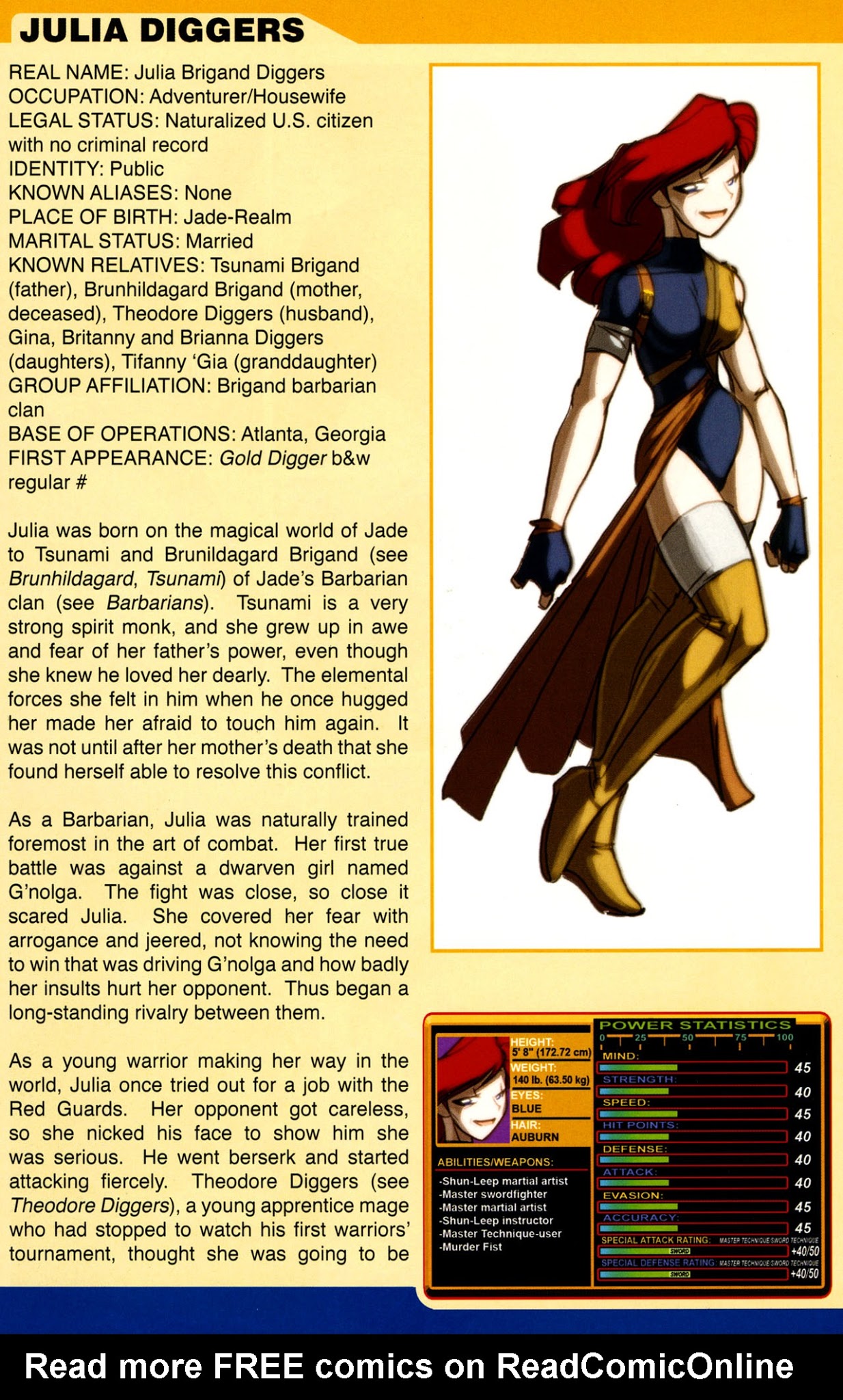 Read online Gold Digger Sourcebook: The Official Handbook of the GD Universe comic -  Issue #7 - 18