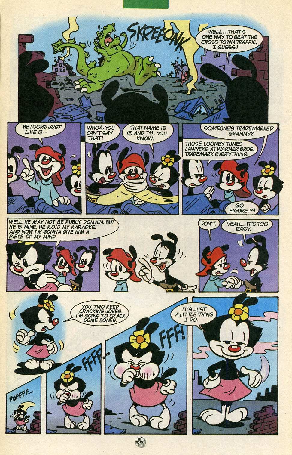 Read online Animaniacs comic -  Issue #13 - 23