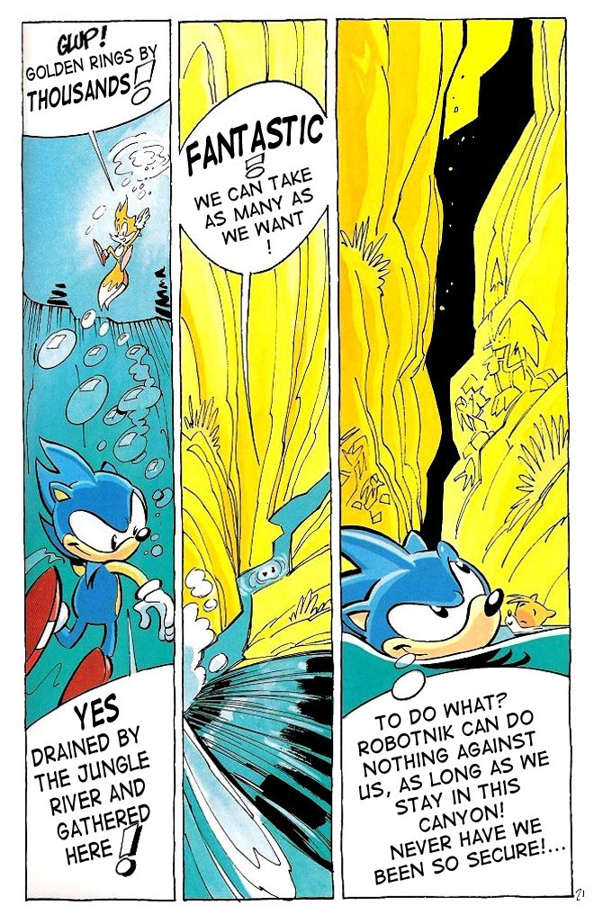 Read online Sonic Adventures: Dans Les Griffes De Robotnik comic -  Issue # Full - 24