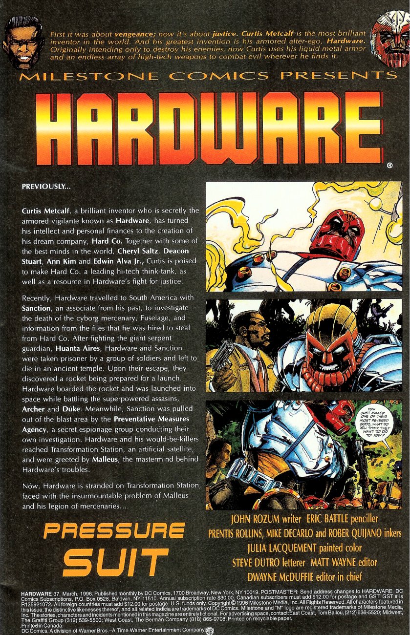 Read online Hardware comic -  Issue #37 - 2