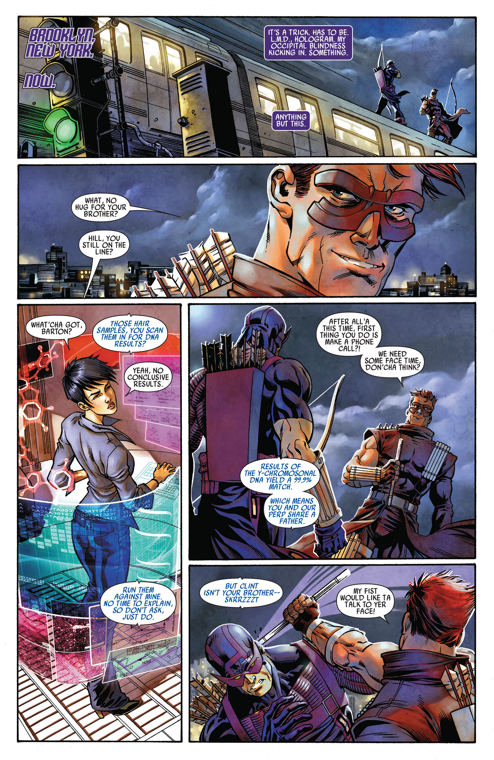 Read online Hawkeye: Blindspot comic -  Issue #3 - 6