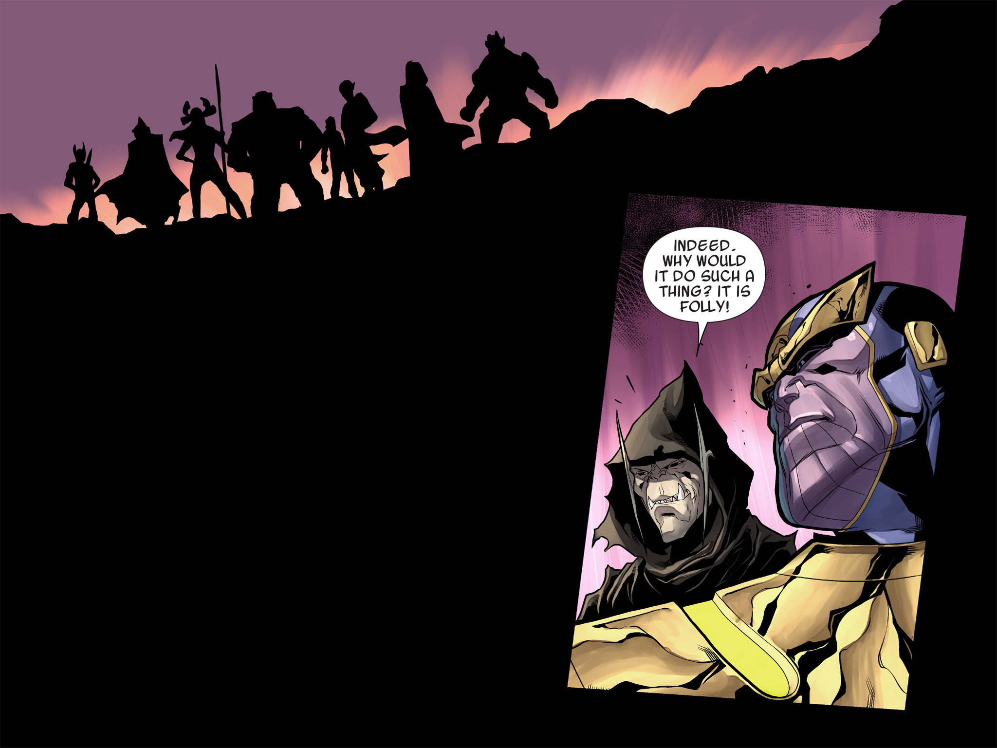 Read online Thanos: A God Up There Listening comic -  Issue # TPB - 238