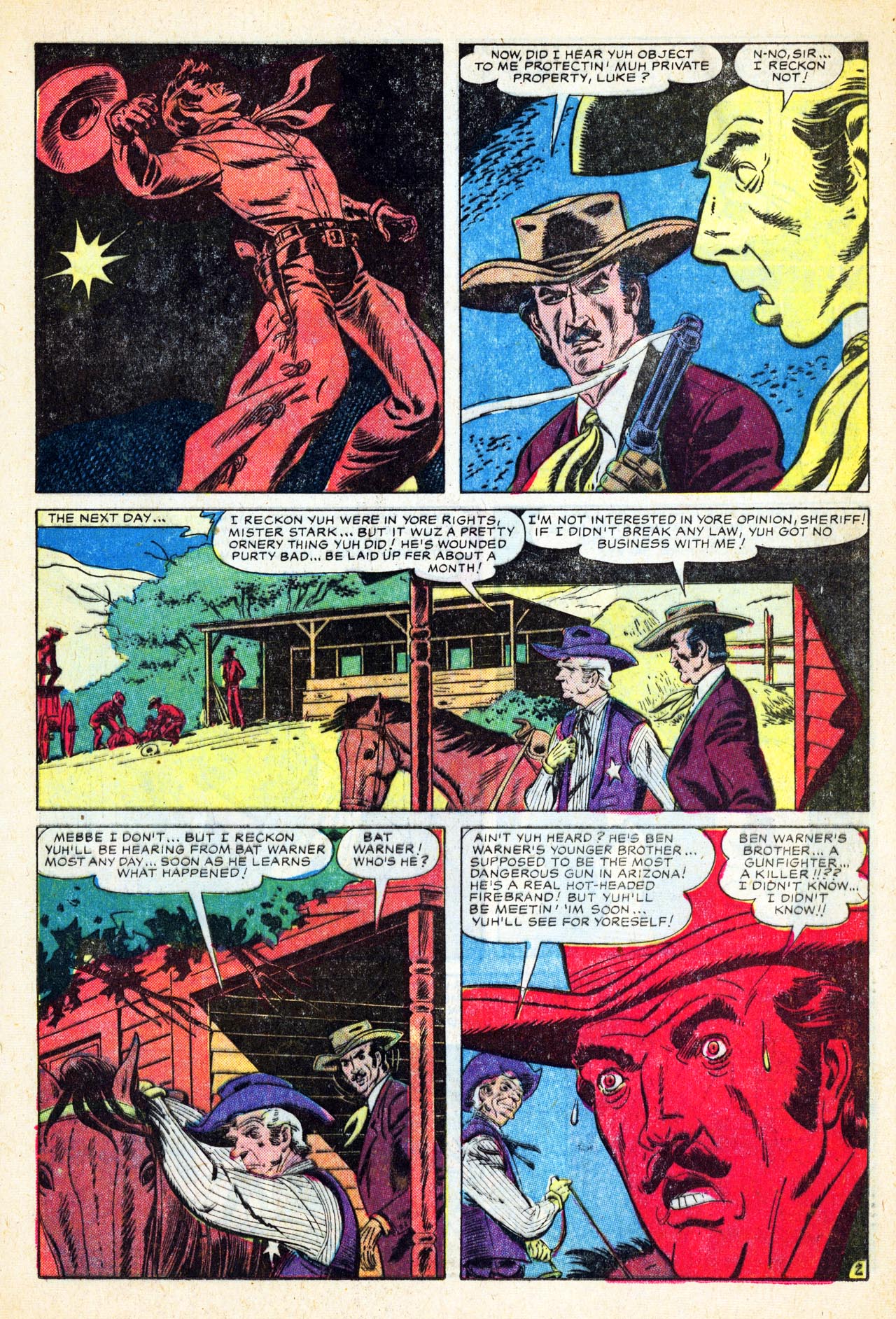 Read online Six-Gun Western comic -  Issue #1 - 21