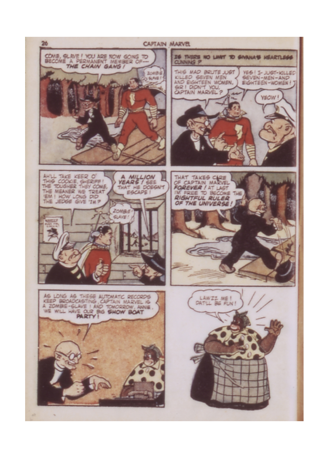 Read online Captain Marvel Adventures comic -  Issue #22 - 27