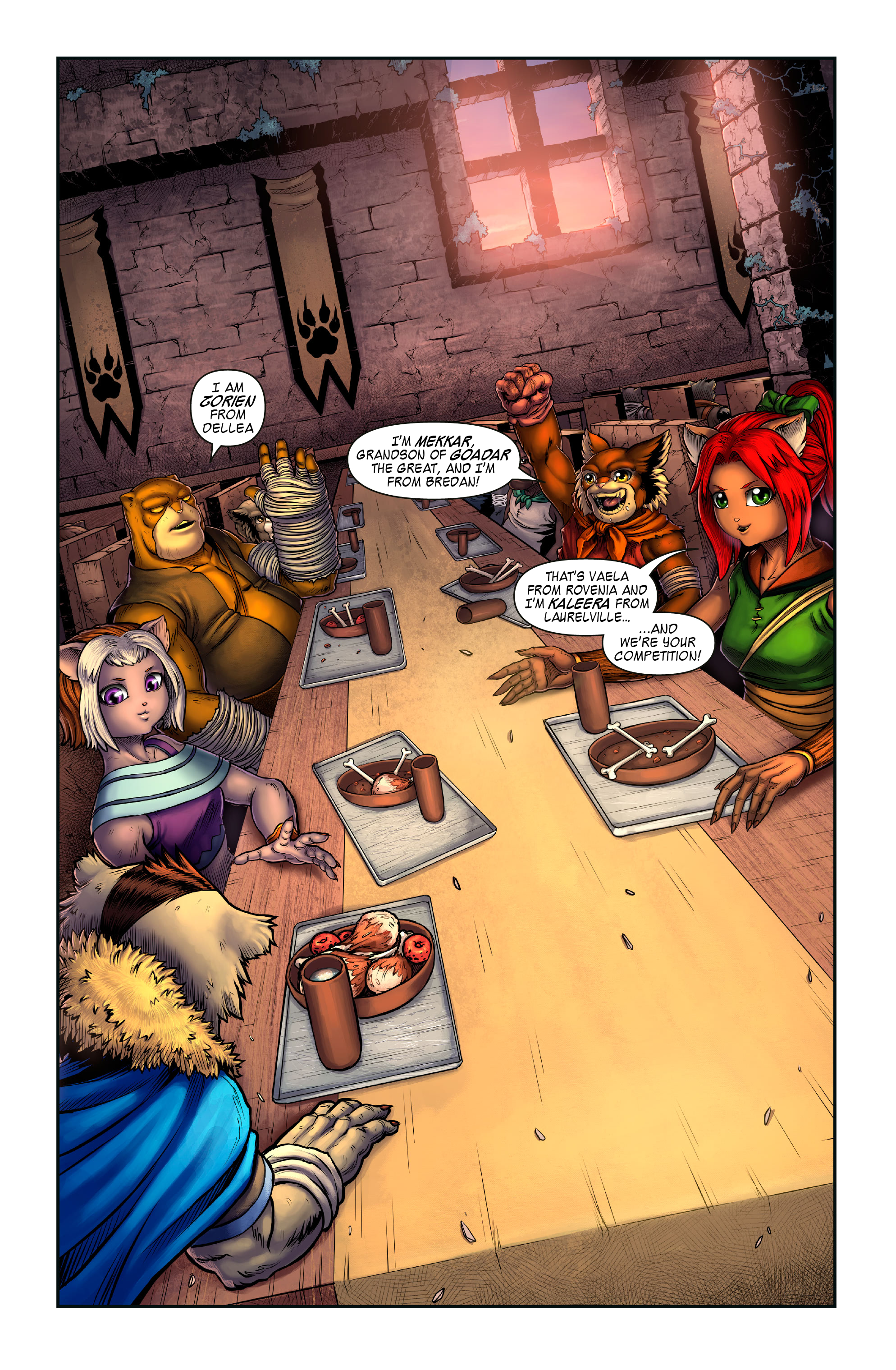 Read online Battlecats: Tales of Valderia comic -  Issue #3 - 10