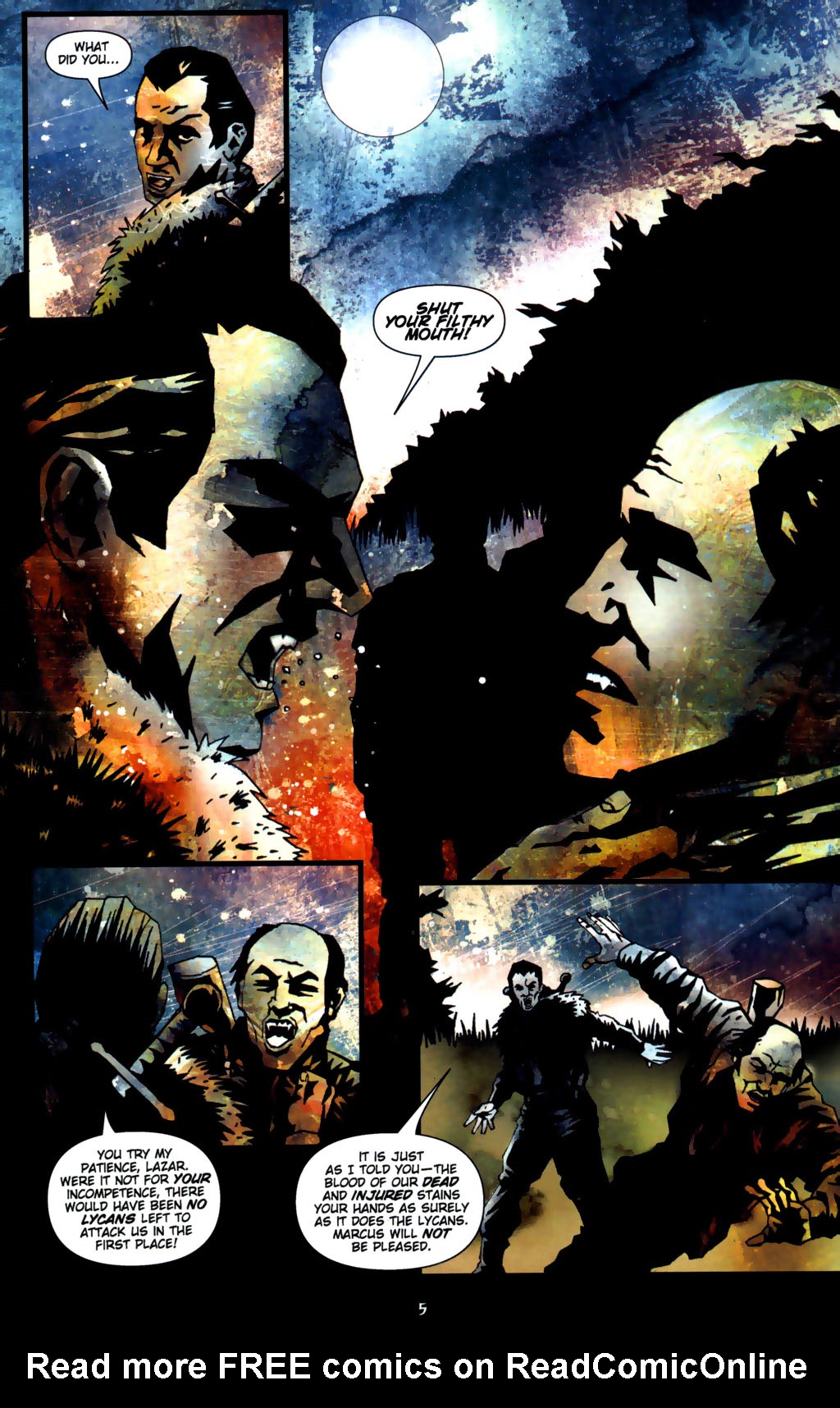 Read online Underworld: Red In Tooth And Claw comic -  Issue #2 - 7