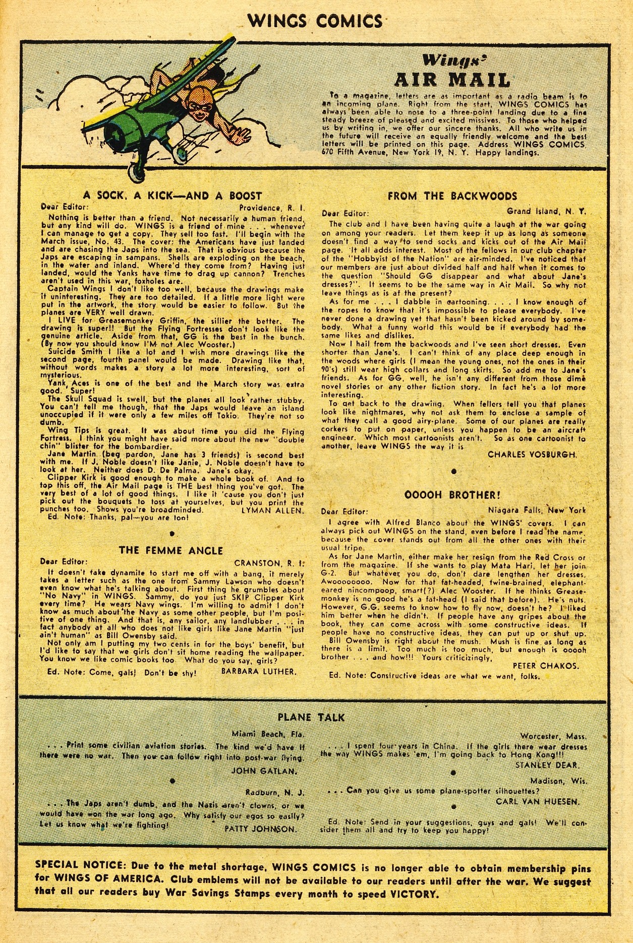 Read online Wings Comics comic -  Issue #46 - 39