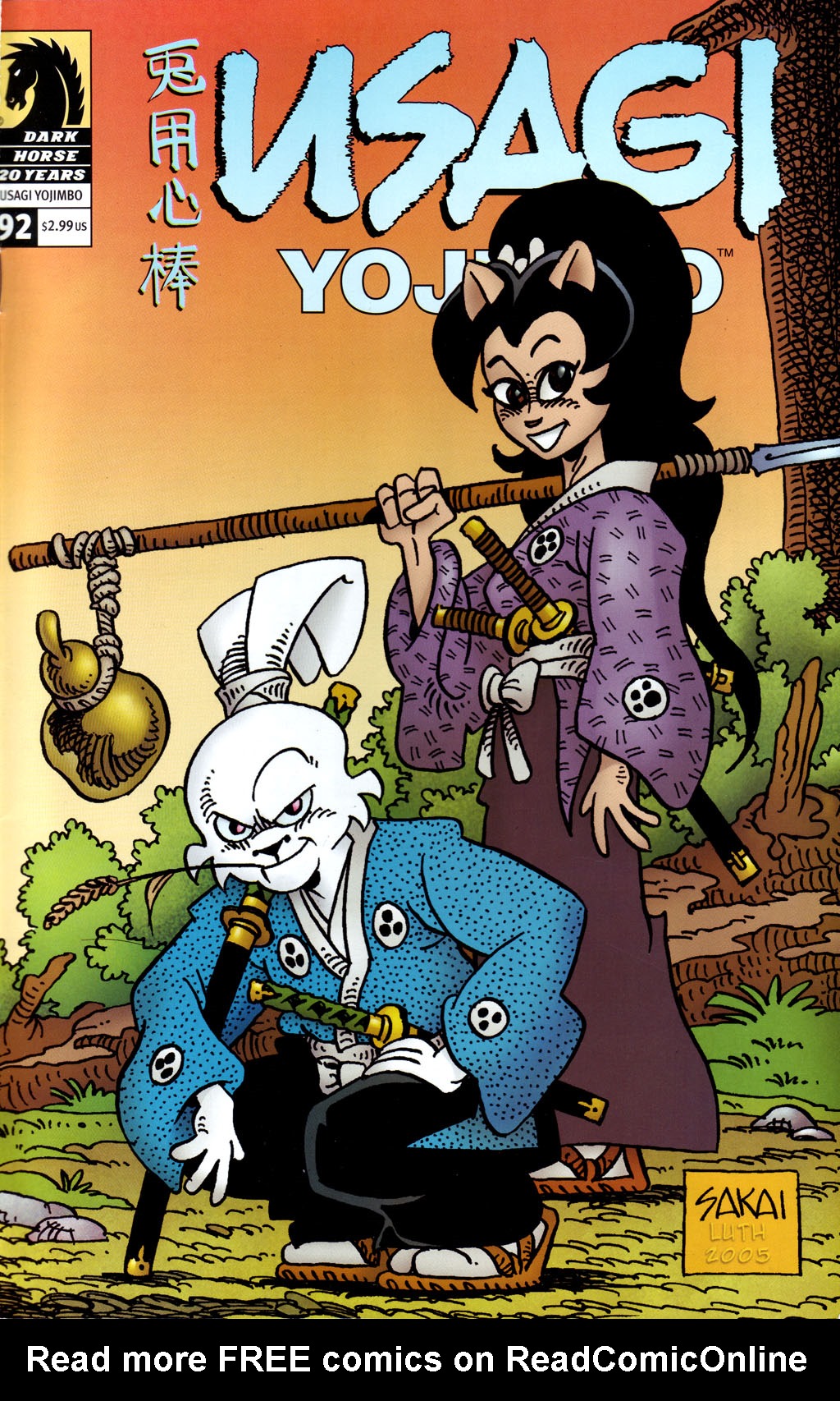 Read online Usagi Yojimbo (1996) comic -  Issue #92 - 1