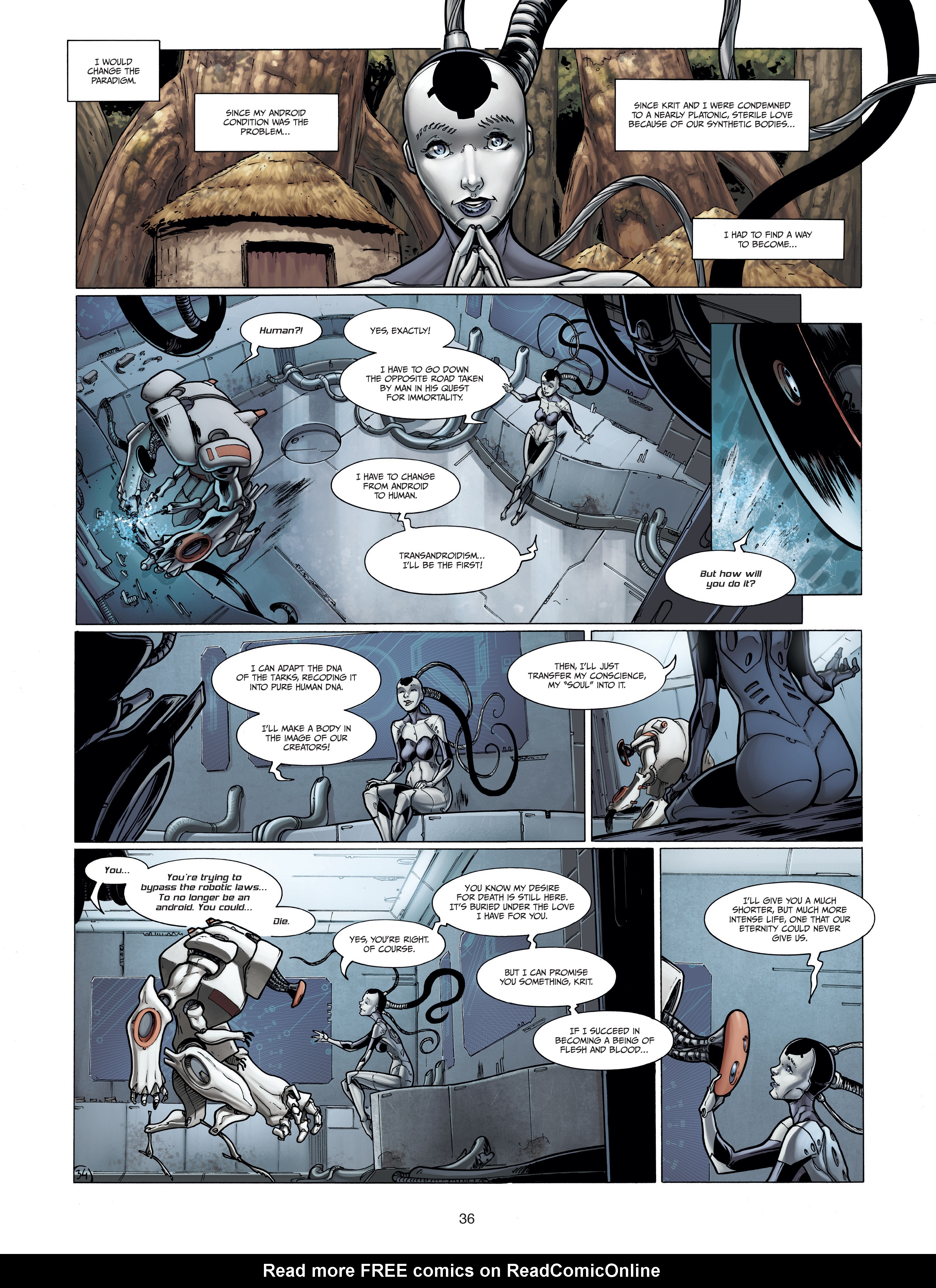 Read online Androïds comic -  Issue #5 - 35