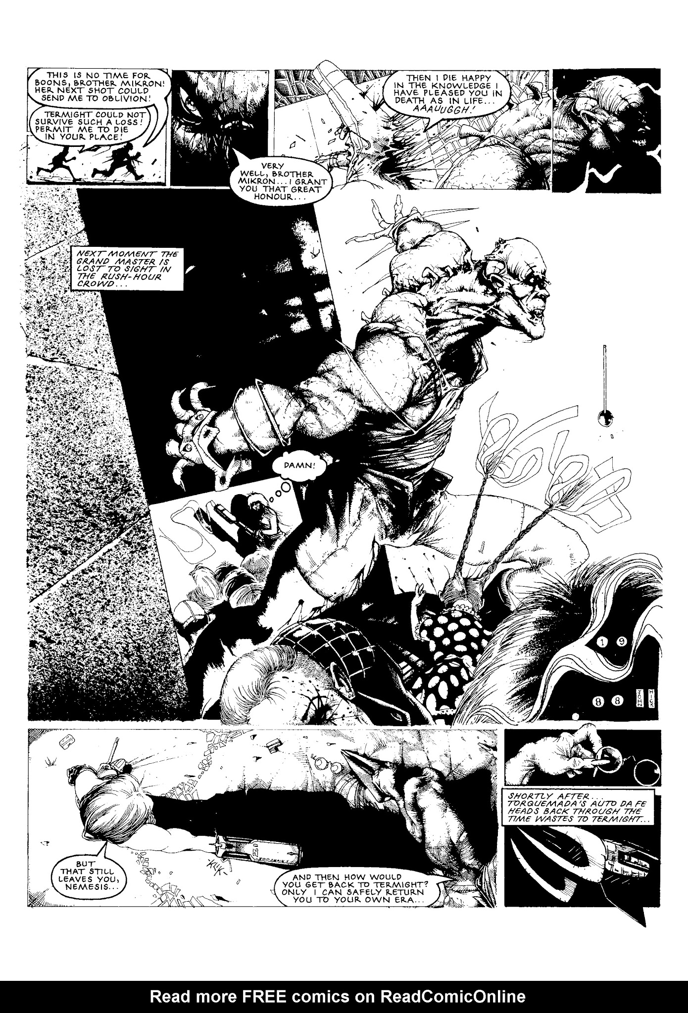 Read online The Complete Nemesis The Warlock comic -  Issue # TPB 3 - 114