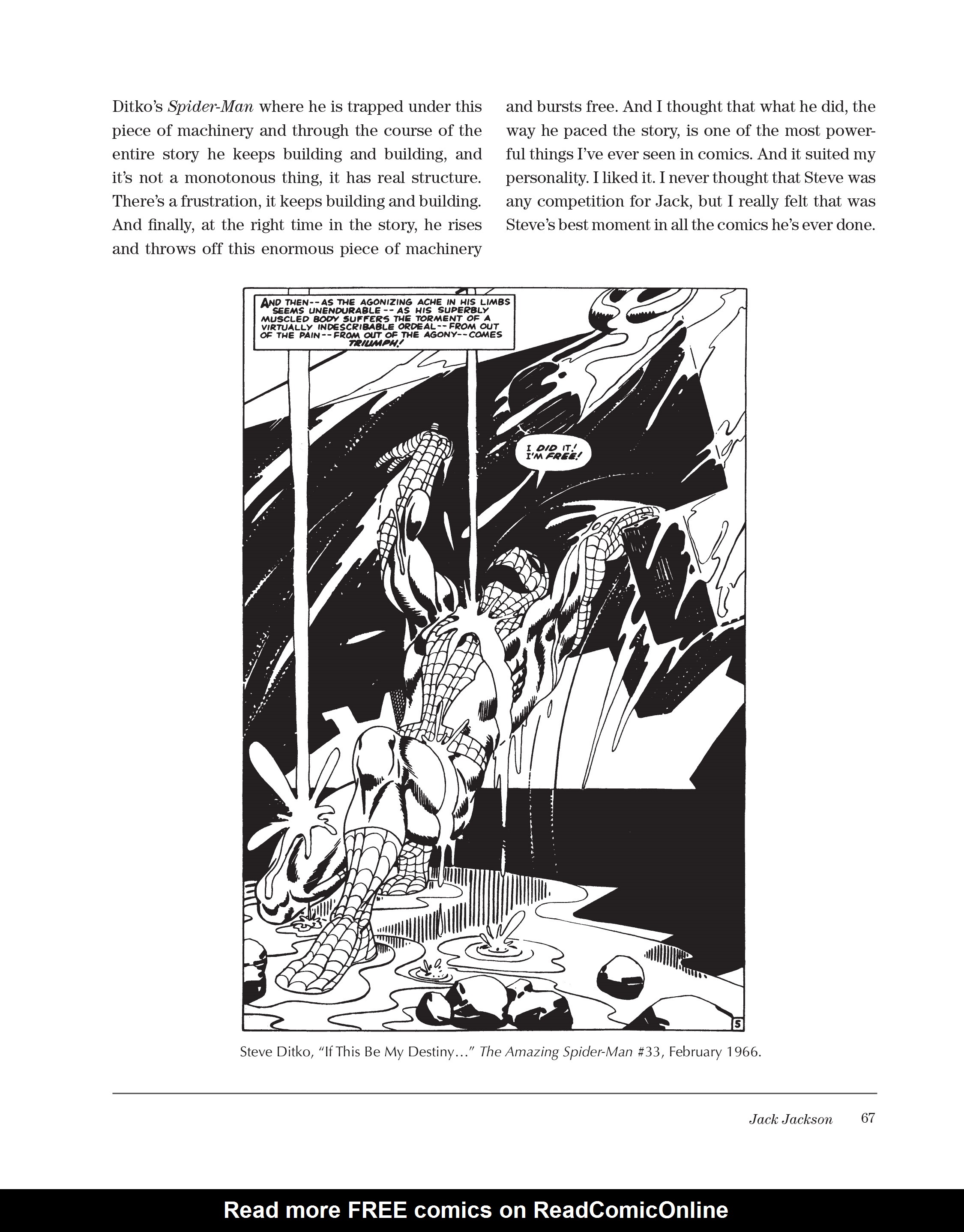 Read online Sparring With Gil Kane: Colloquies On Comic Art and Aesthetics comic -  Issue # TPB (Part 1) - 67