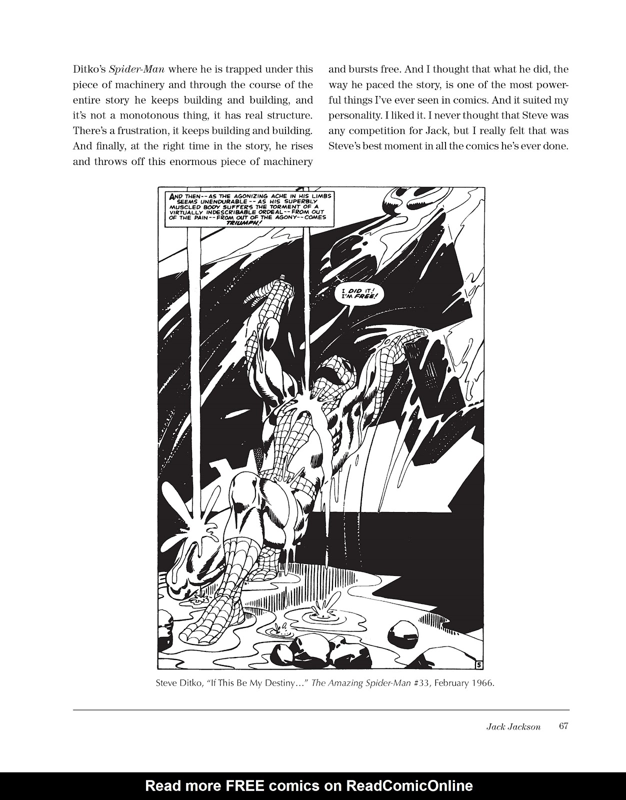 Sparring With Gil Kane: Colloquies On Comic Art and Aesthetics issue TPB (Part 1) - Page 67