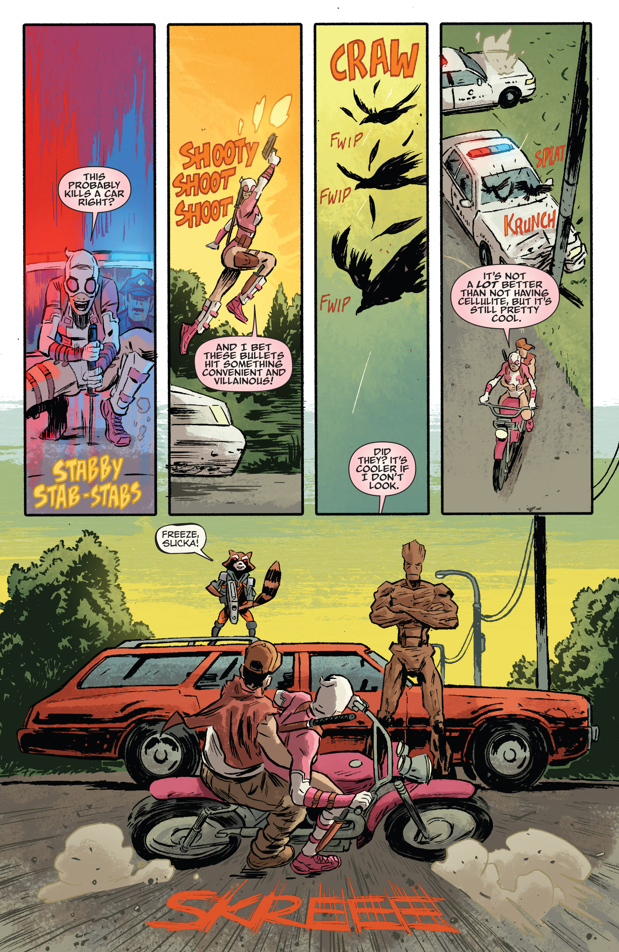 Read online Rocket Raccoon & Groot comic -  Issue #8 - 11