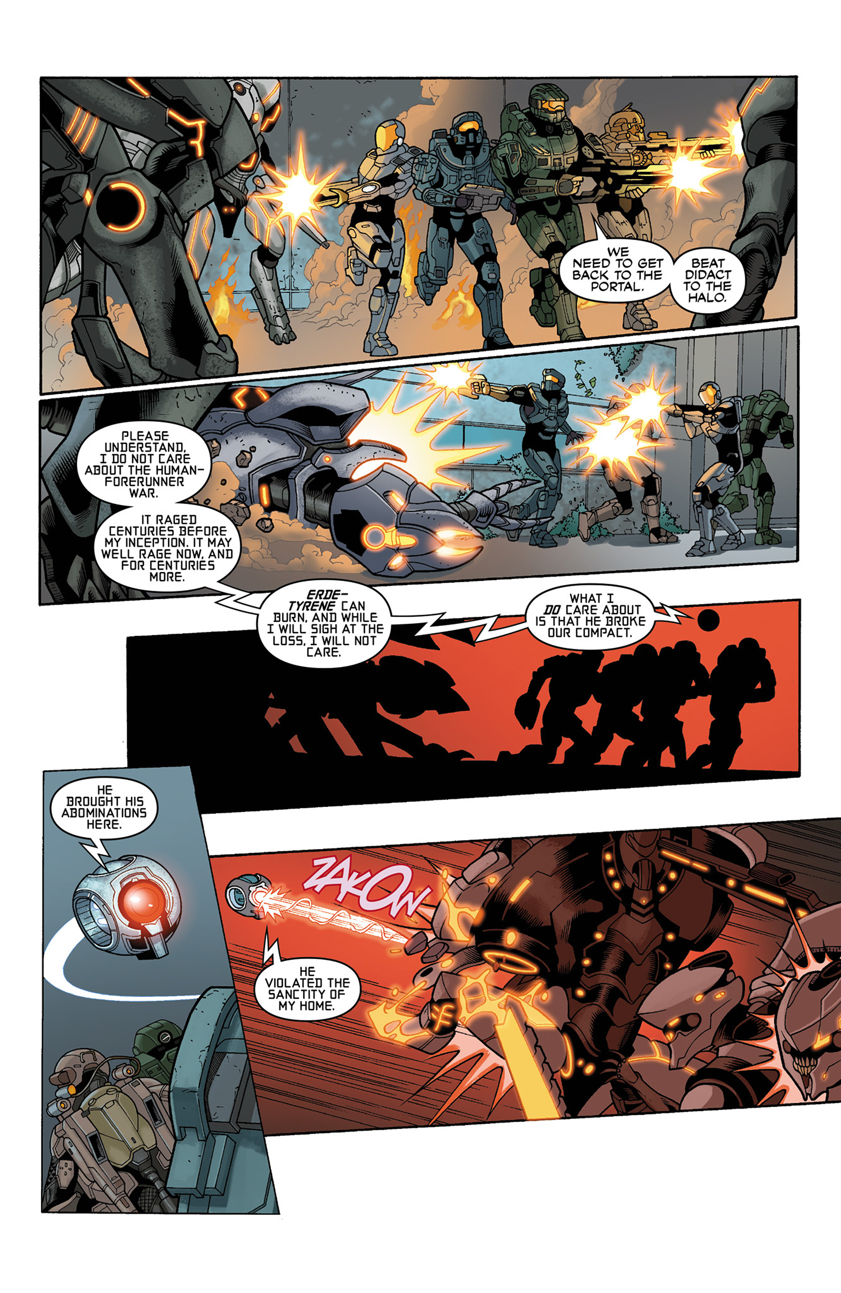 Read online Halo: Escalation comic -  Issue #9 - 18