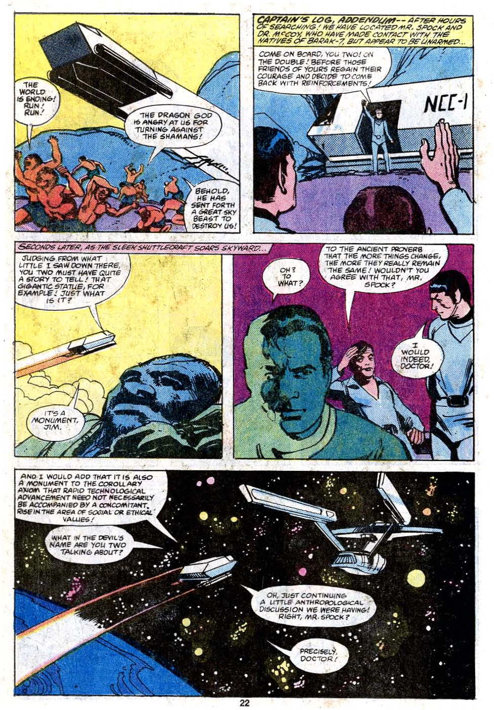 Read online Star Trek (1980) comic -  Issue #10 - 24
