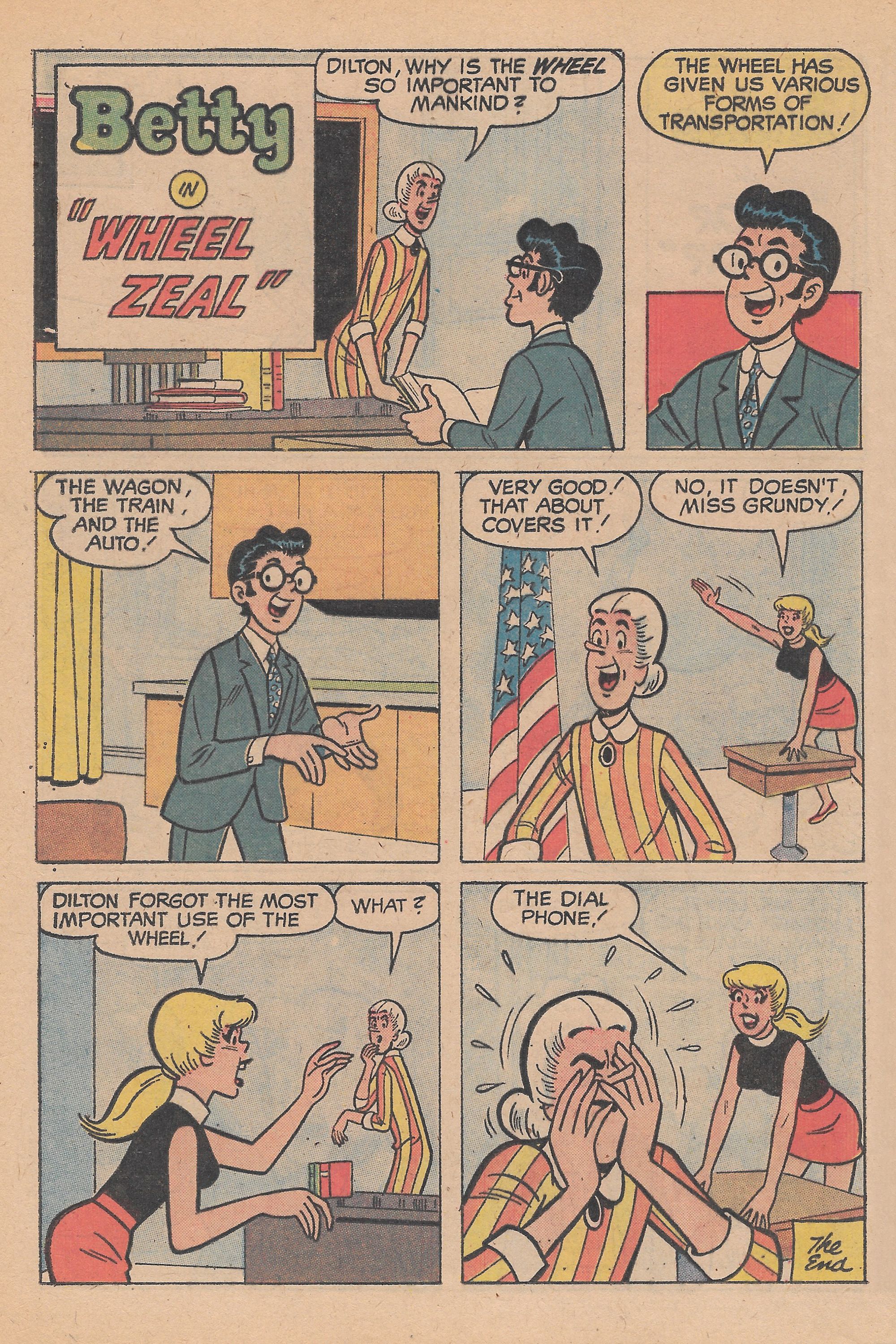 Read online Archie's TV Laugh-Out comic -  Issue #18 - 36