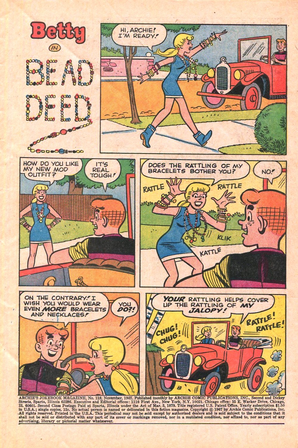 Read online Archie's Joke Book Magazine comic -  Issue #118 - 3