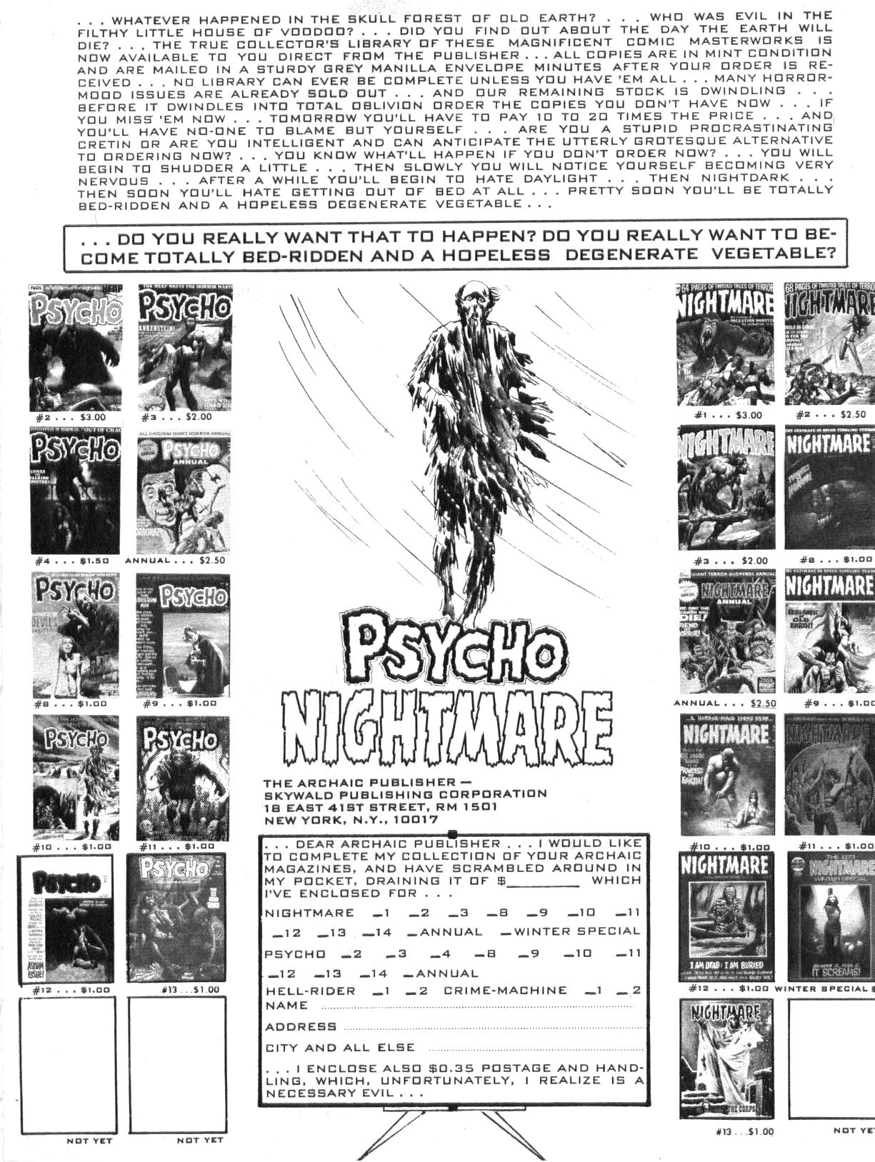 Read online Psycho comic -  Issue #13 - 33