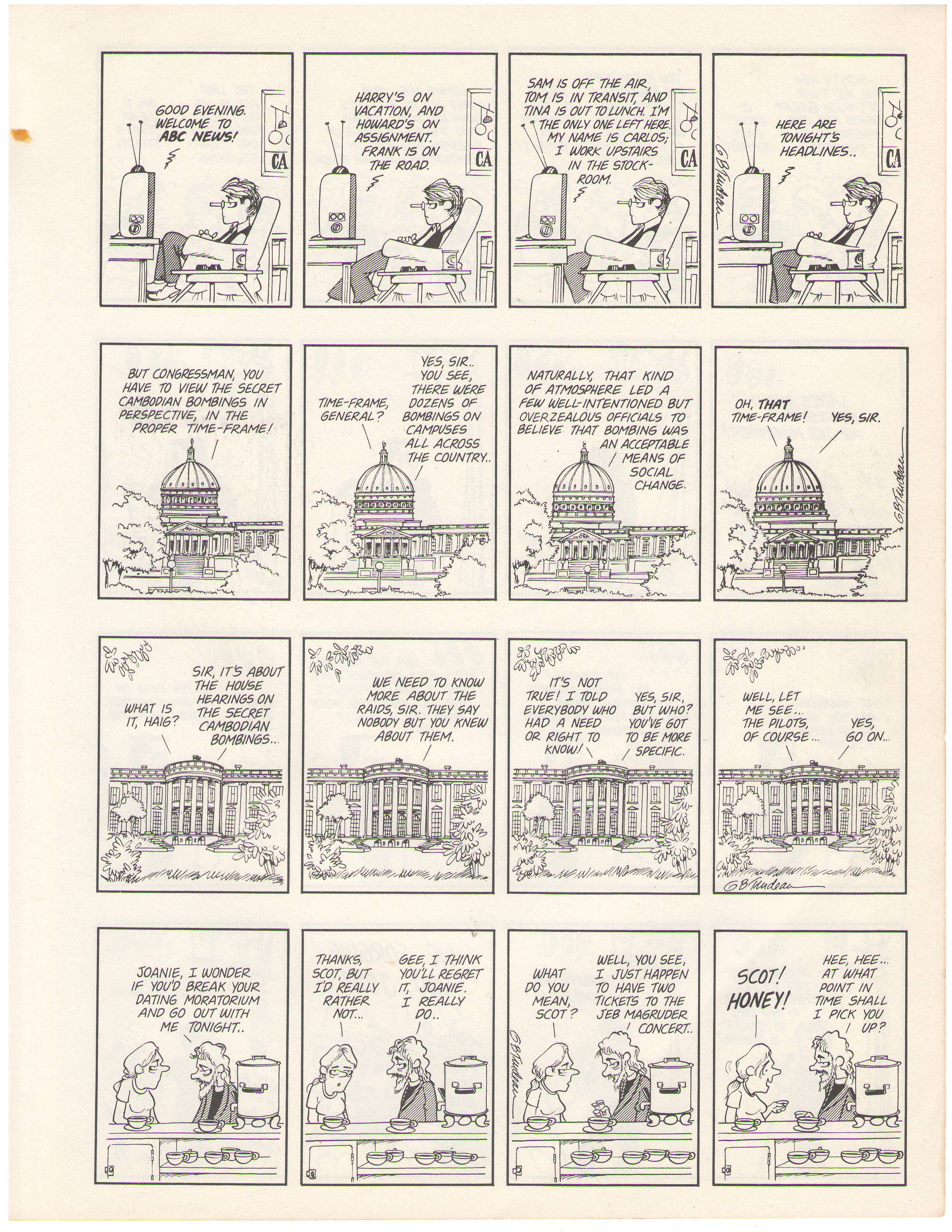 Read online The Doonesbury Chronicles comic -  Issue # TPB (Part 2) - 20