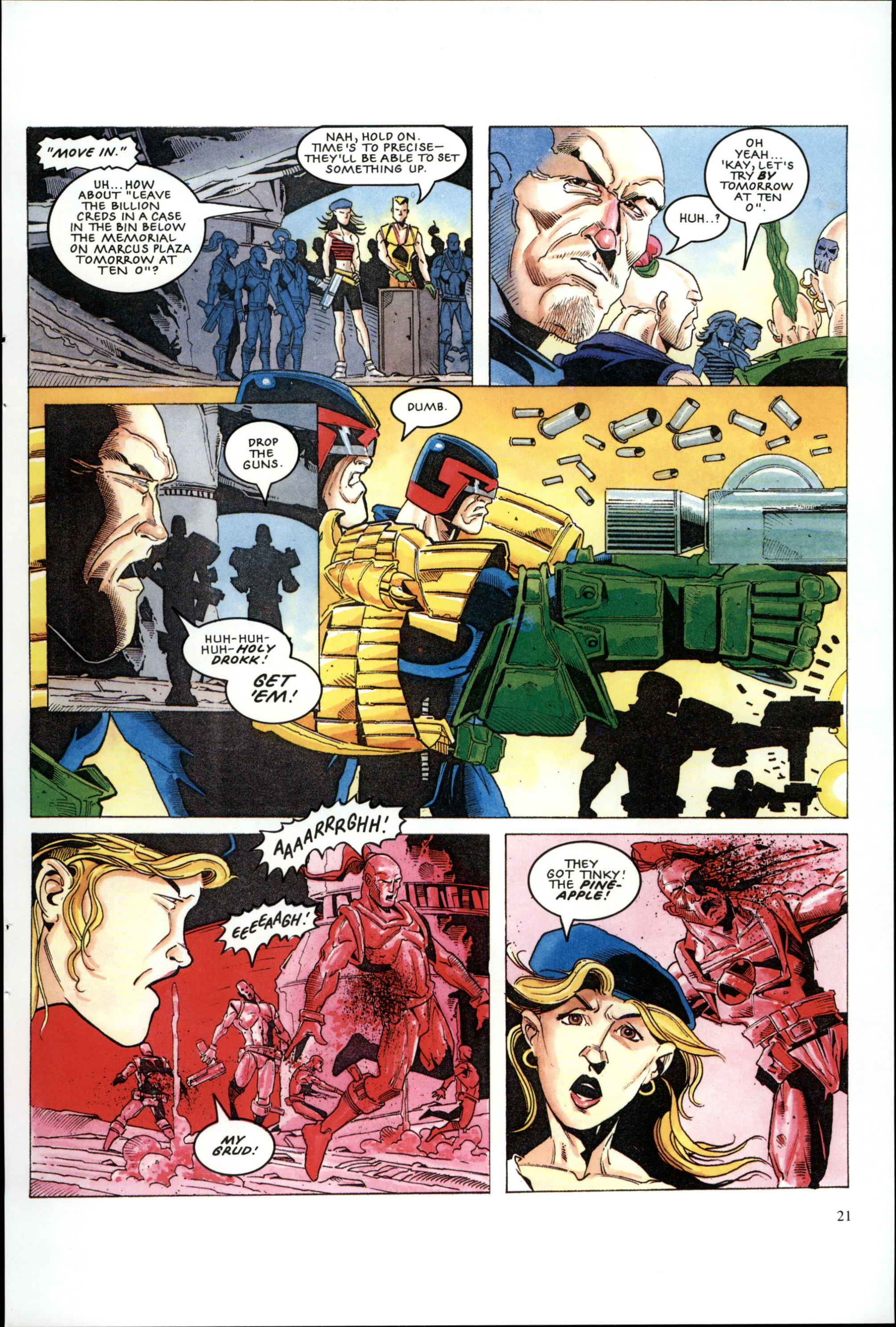 Read online Dredd Rules! comic -  Issue #16 - 23