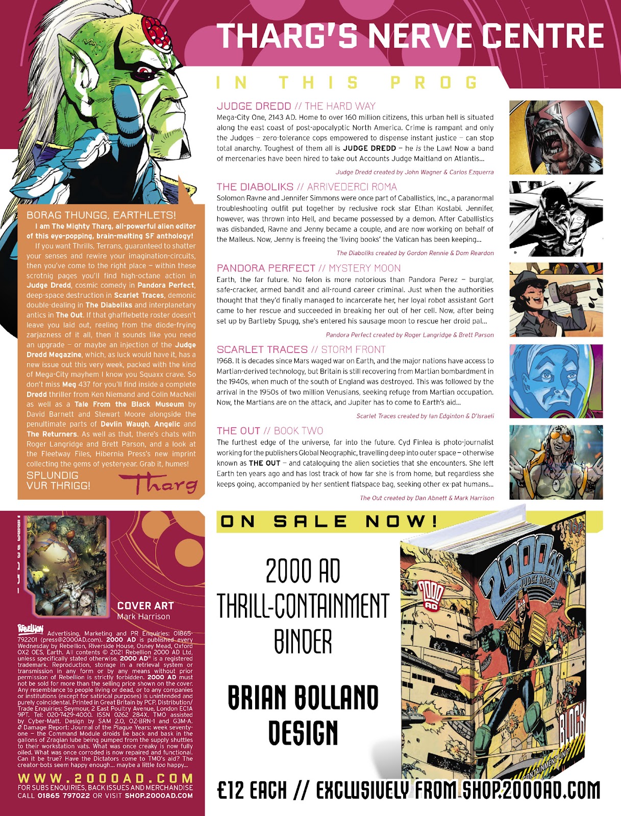 2000 AD issue 2254 - Page 2