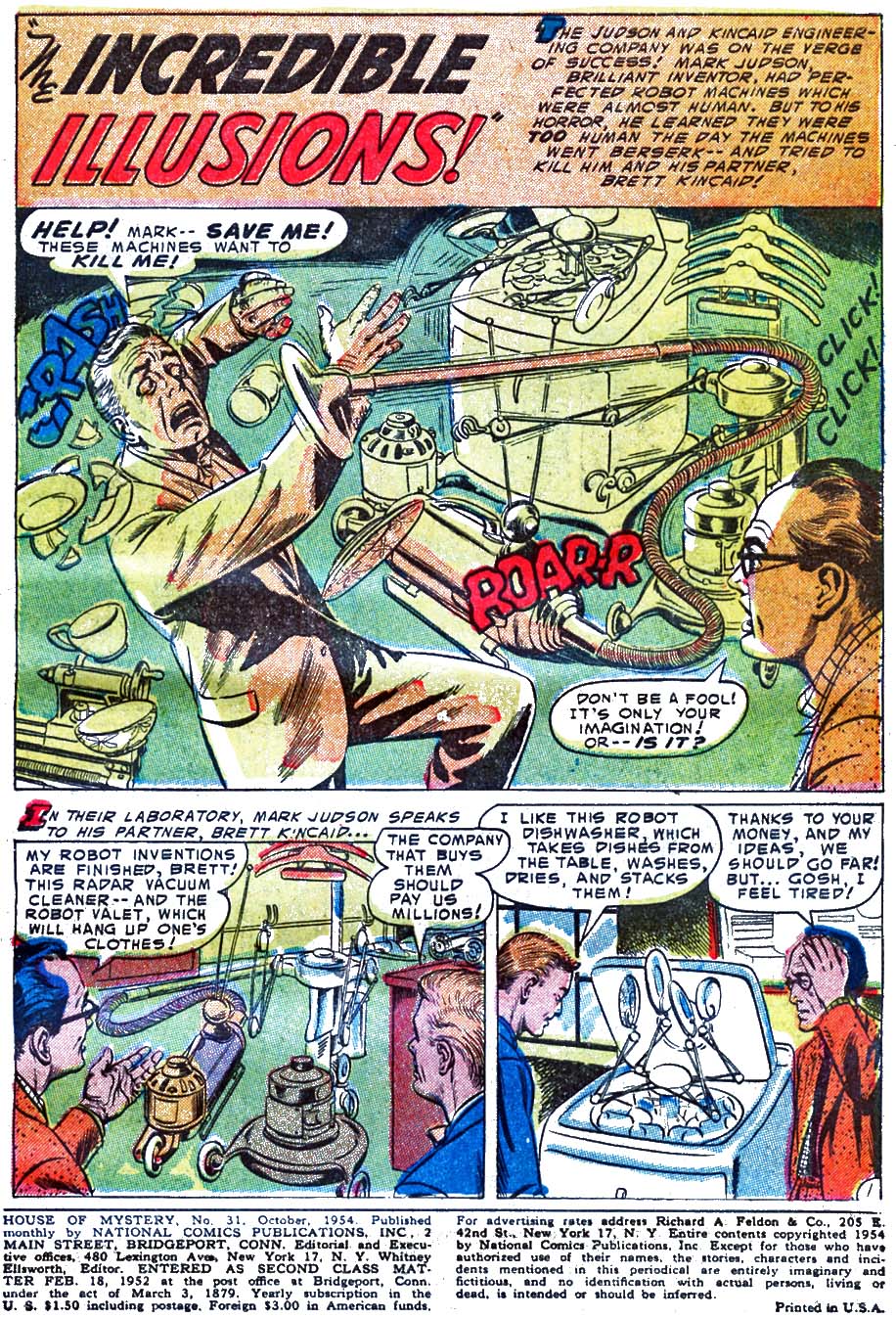 Read online House of Mystery (1951) comic -  Issue #31 - 3