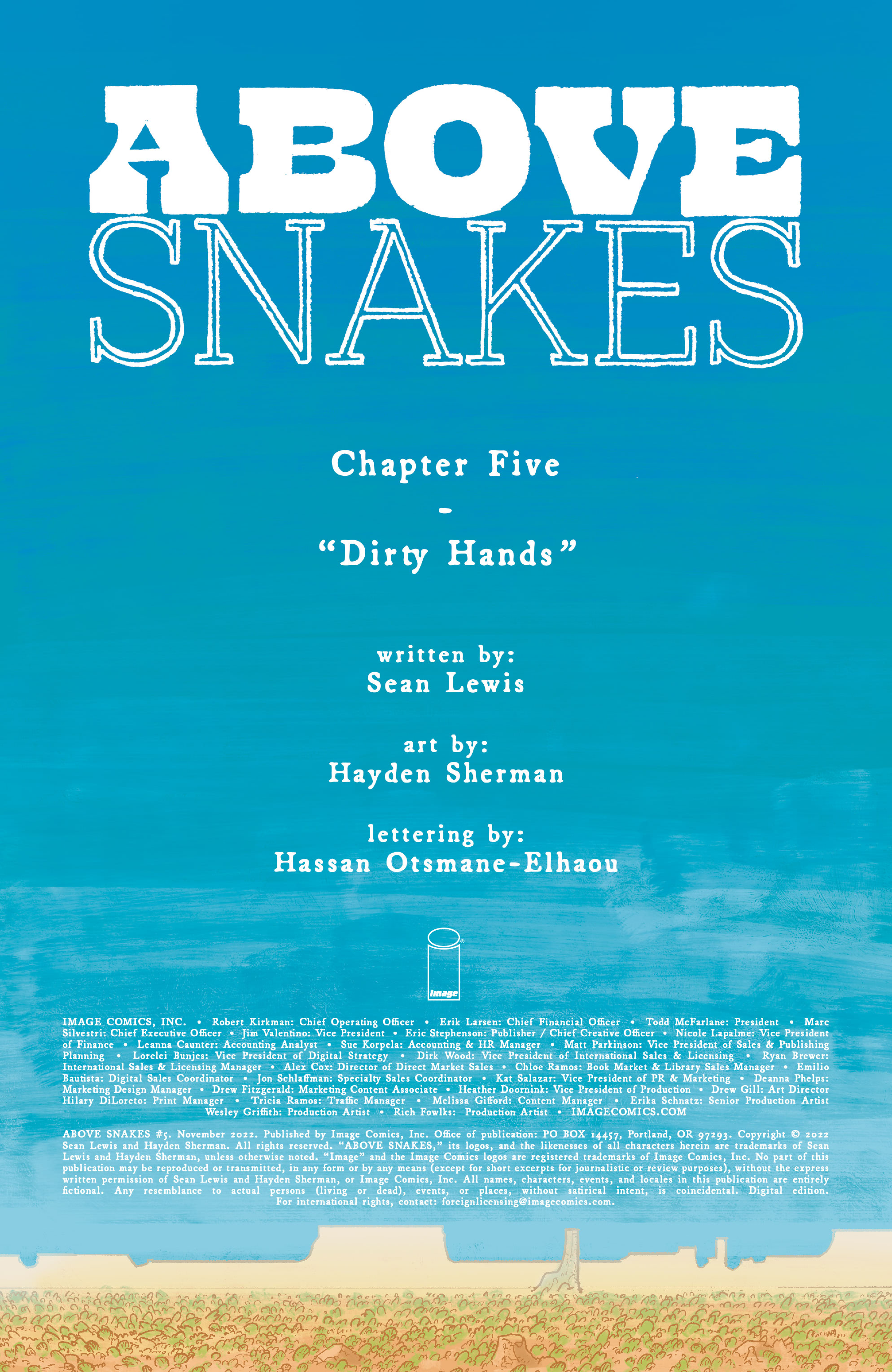Read online Above Snakes comic -  Issue #5 - 2