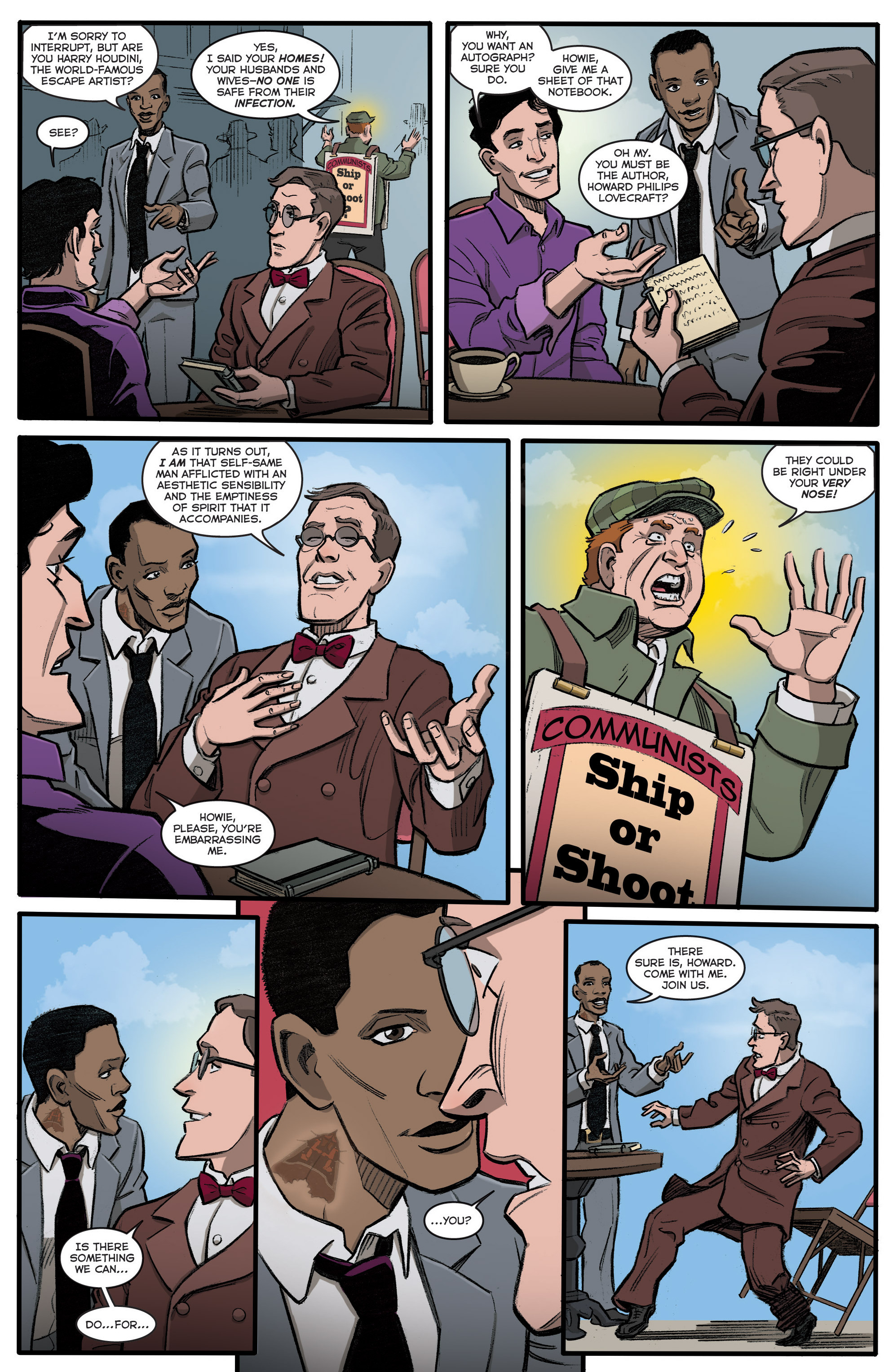 Read online Herald: Lovecraft and Tesla comic -  Issue #8 - 19