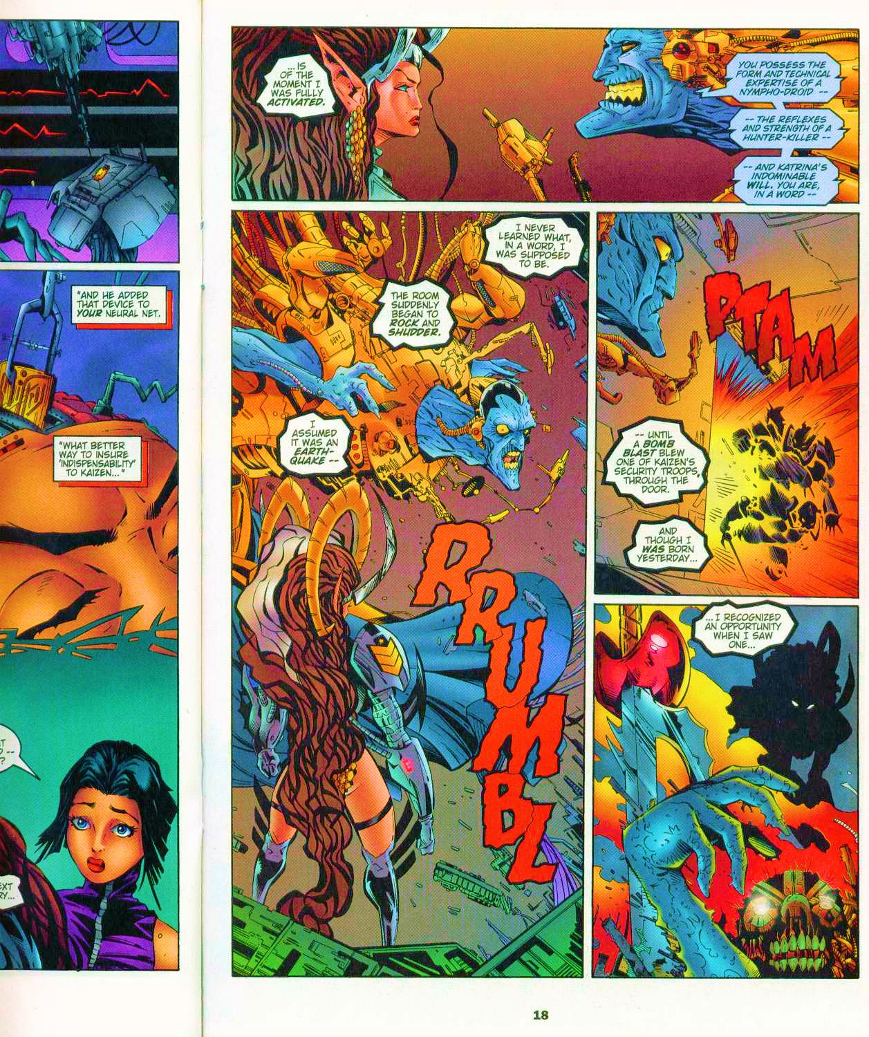 Read online Cybernary comic -  Issue #1 - 19
